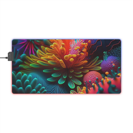 LED Gaming Mouse Pad Ocean Life Macro 3