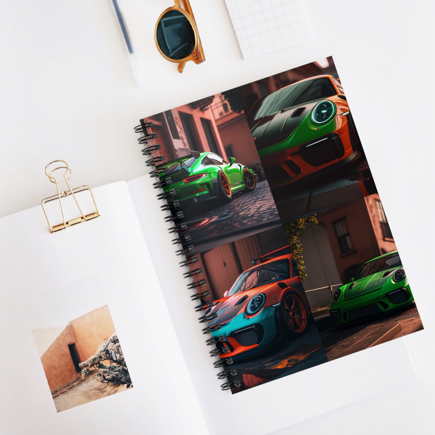 Spiral Notebook - Ruled Line porsche 911 gt3 5
