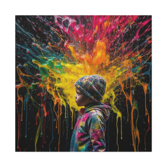 Canvas Gallery Wraps Kid Color Rain 3