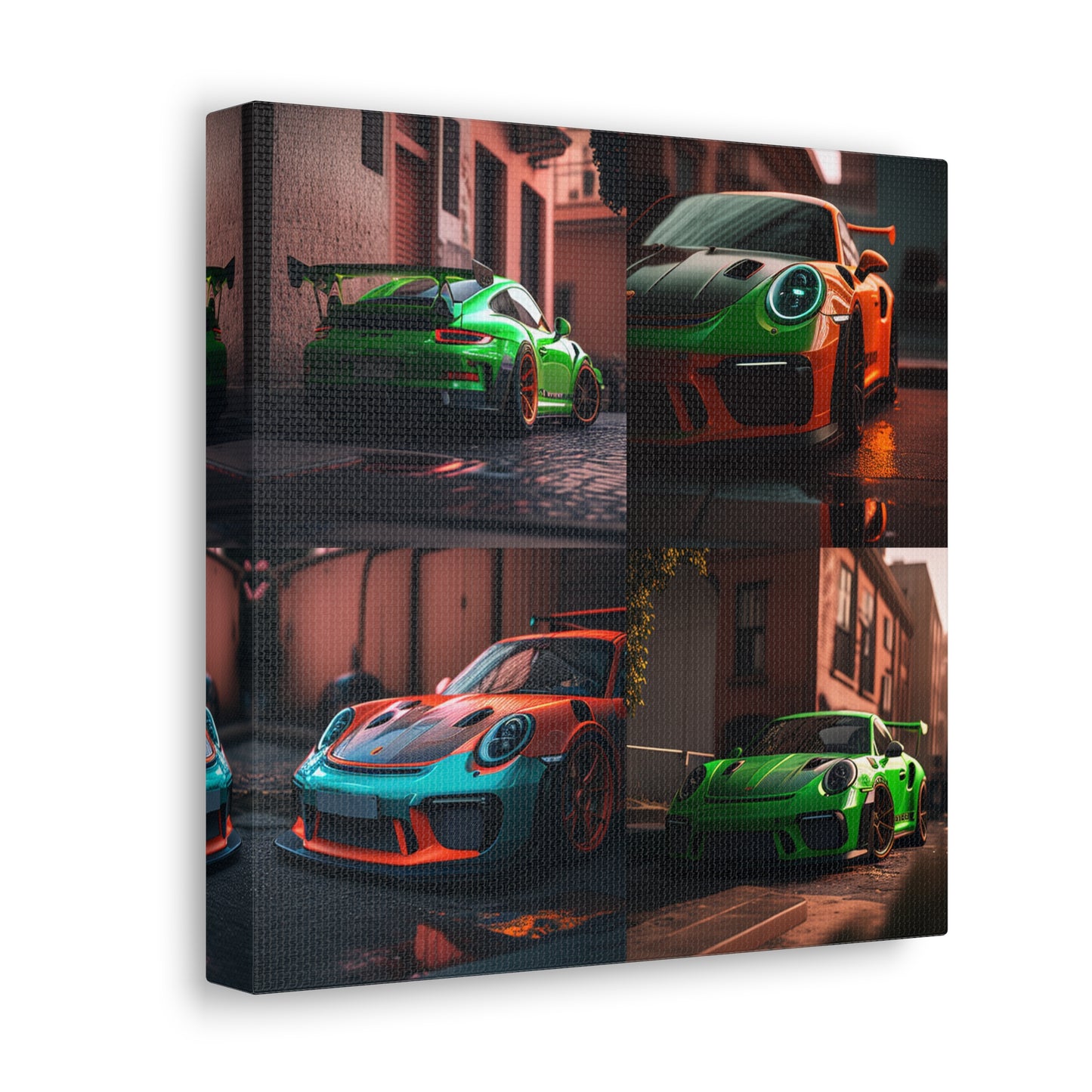 Canvas Gallery Wraps Porsche 911 gt3 4 pack