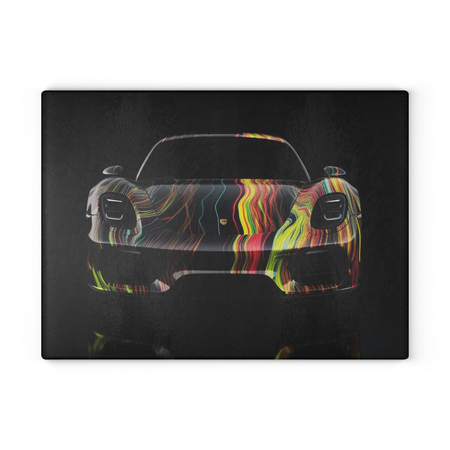 Glass Cutting Board Porsche Line 2