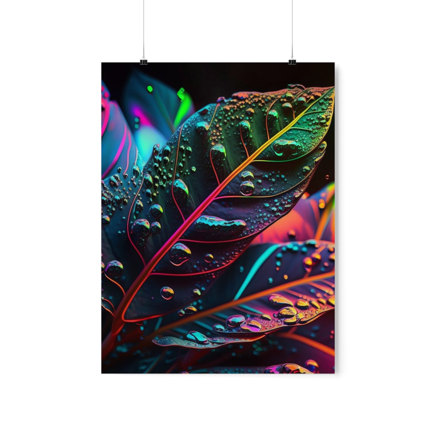 Premium Matte Vertical Posters Macro Florescent 3