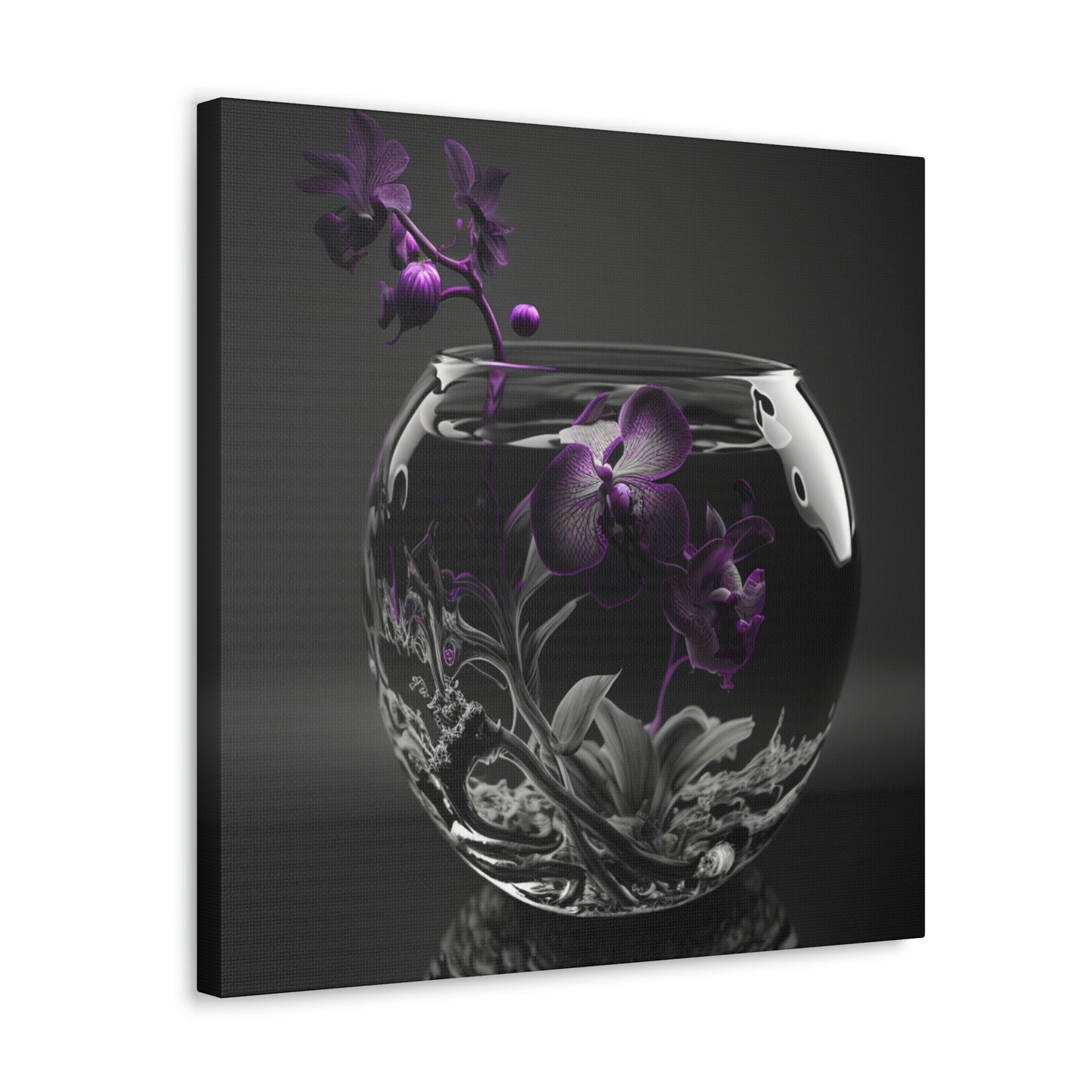 orchid purple glass 3