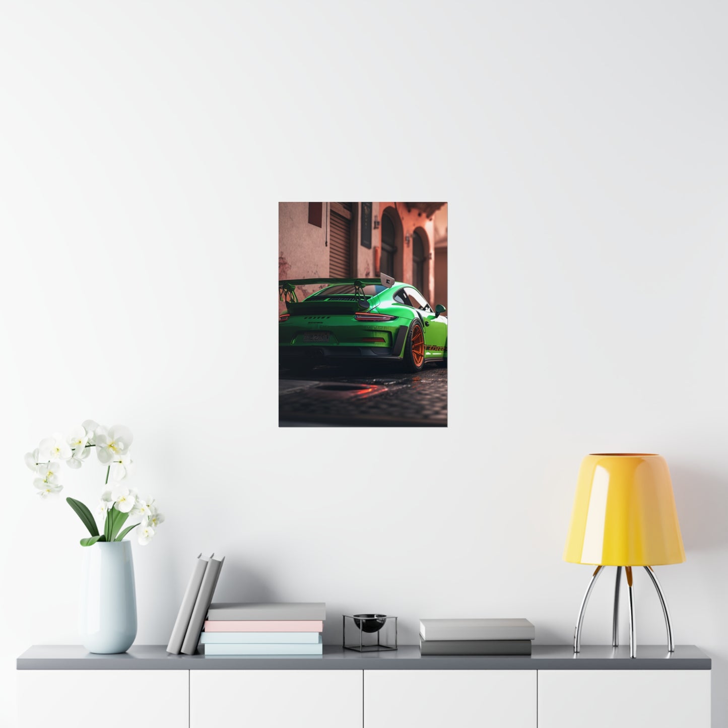 Premium Matte Vertical Posters porsche 911 gt3 1