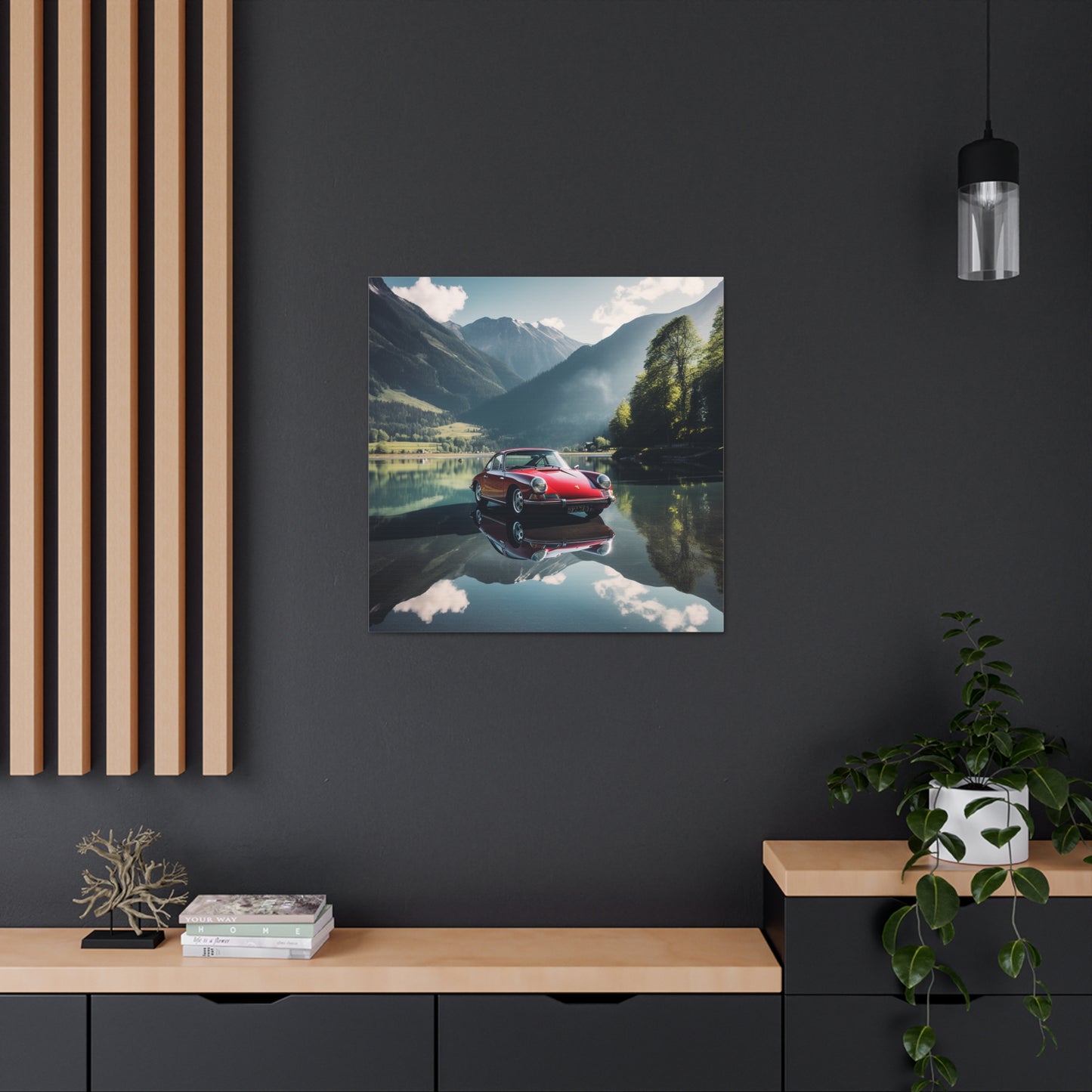 Canvas Gallery Wraps Porsche Lake 3