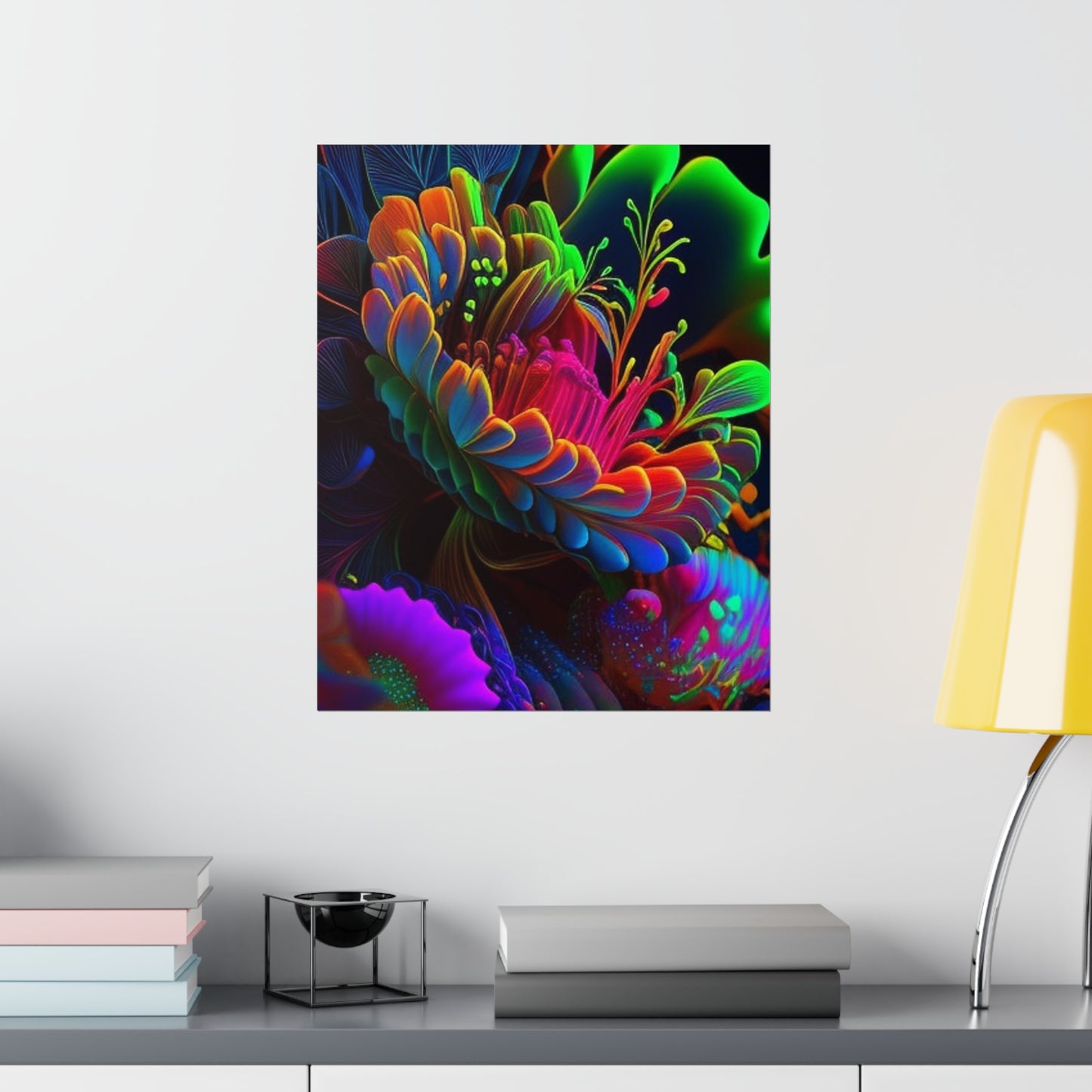 Premium Matte Vertical Posters Macro Florescent 2