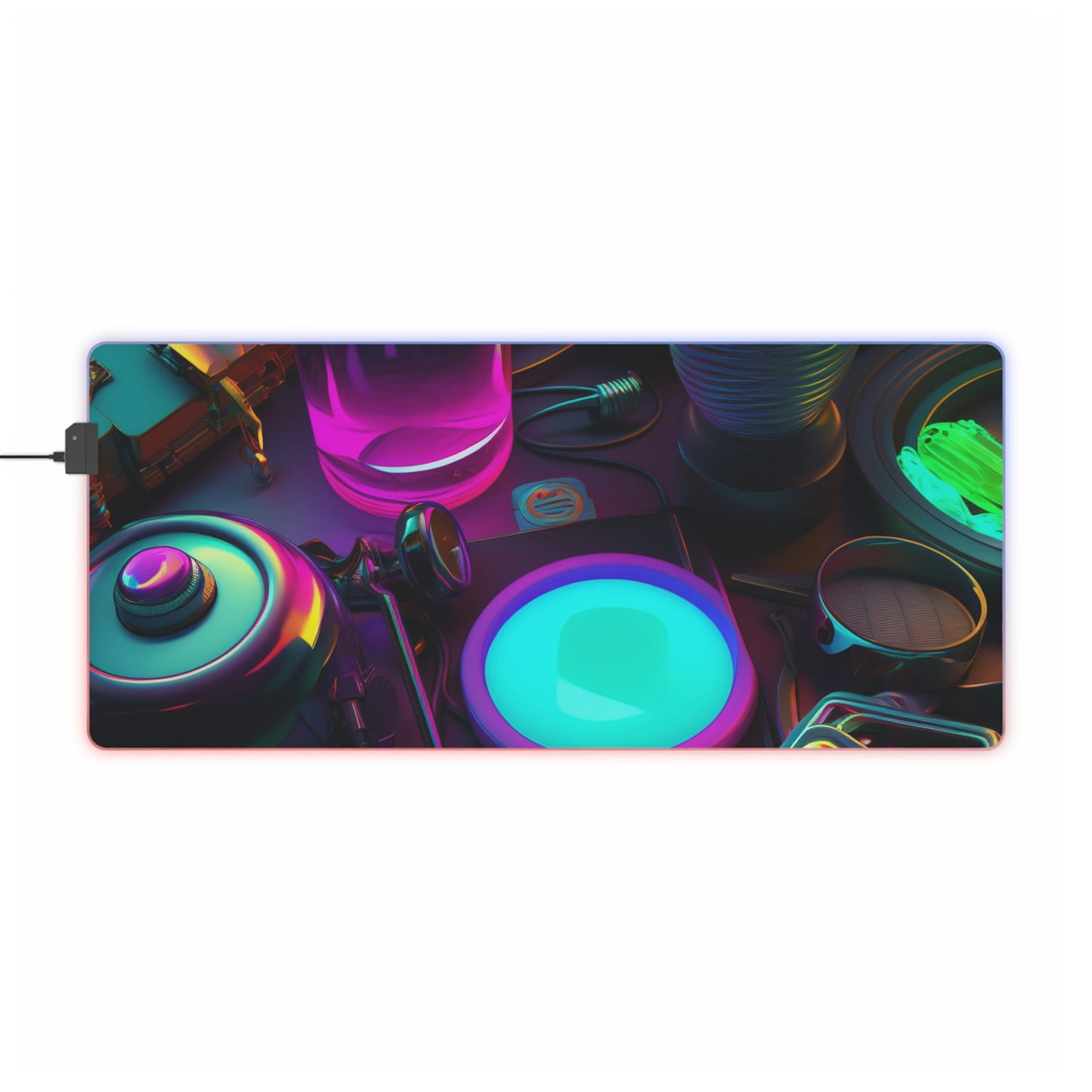 LED Gaming Mouse Pad Neon Glow 4