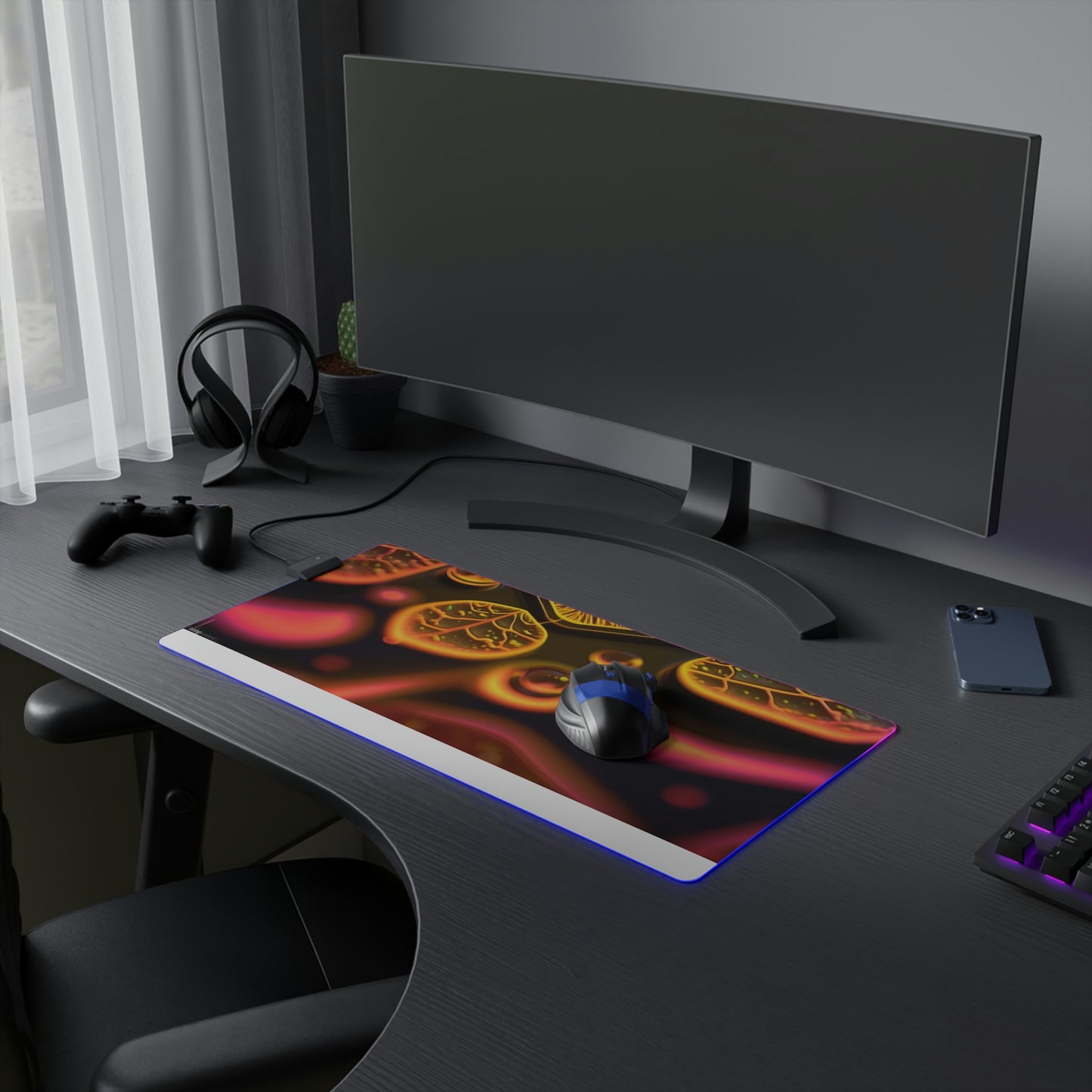 LED Gaming Mouse Pad Macro Florescent 4