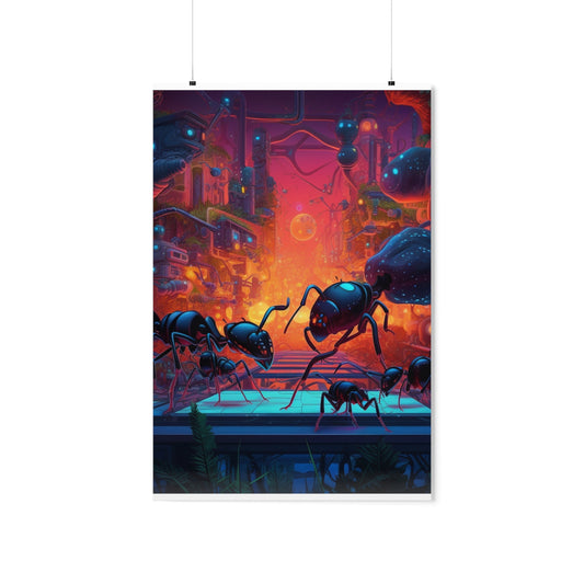 Premium Matte Vertical Posters Ants Home 2