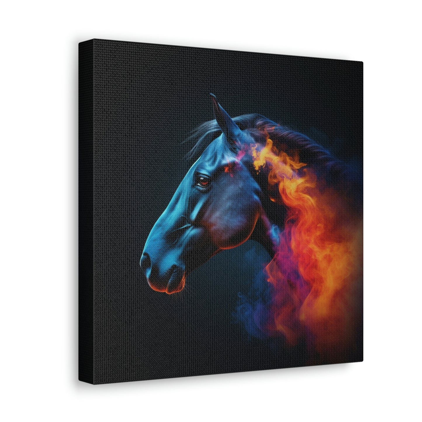 Canvas Gallery Wraps Neon Horses 4