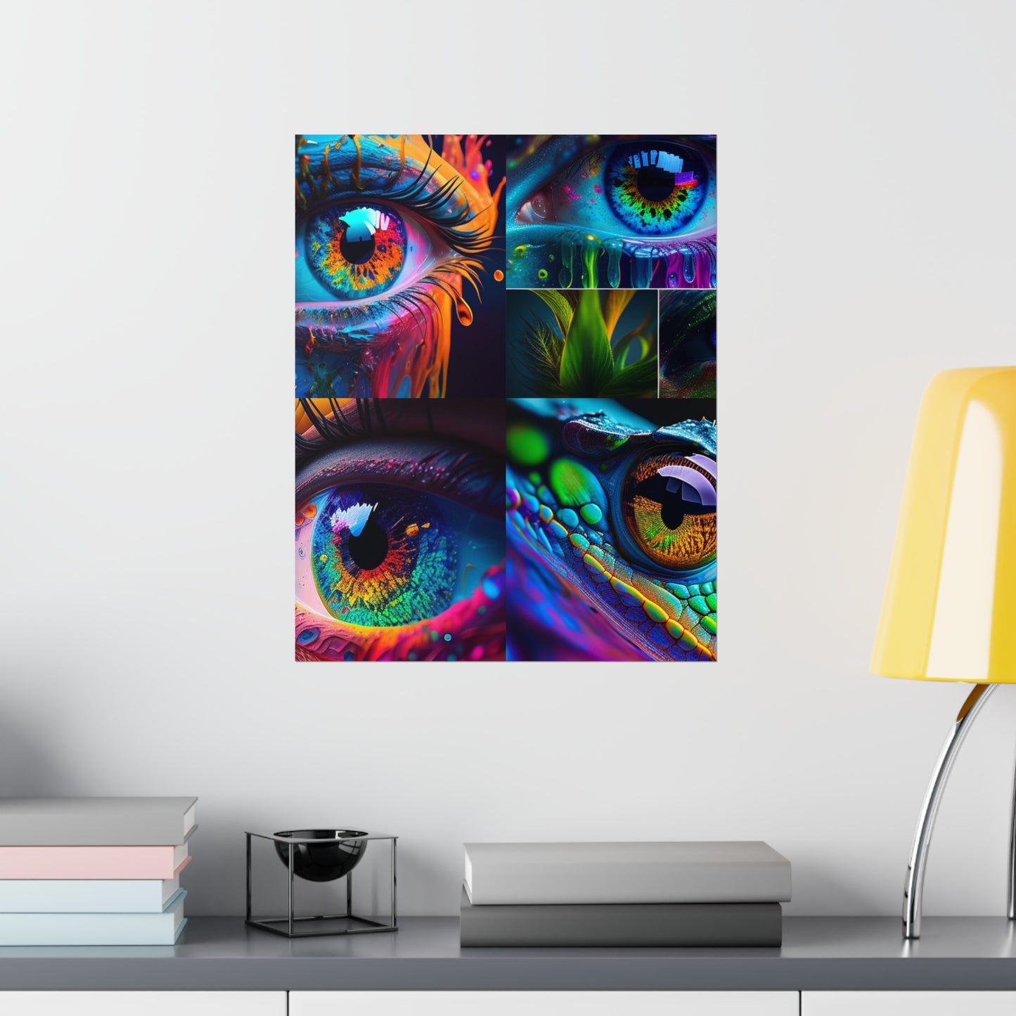 Premium Matte Vertical Posters Macro Eye Photo 5