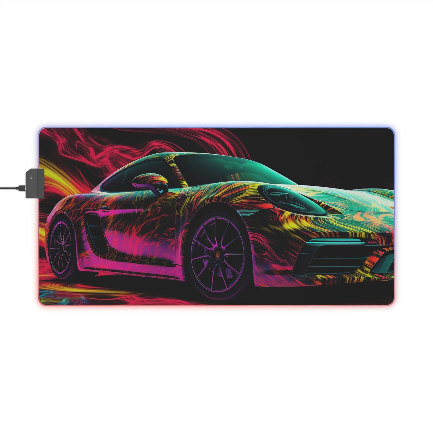 LED Gaming Mouse Pad Porsche Flair 1