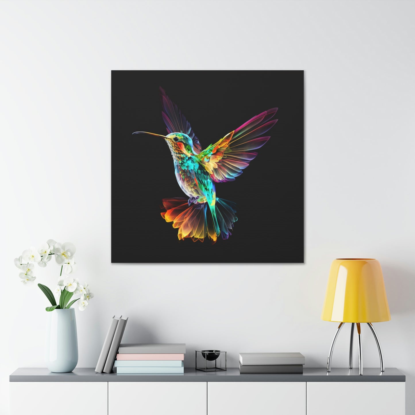 Hummingbird florescent glow