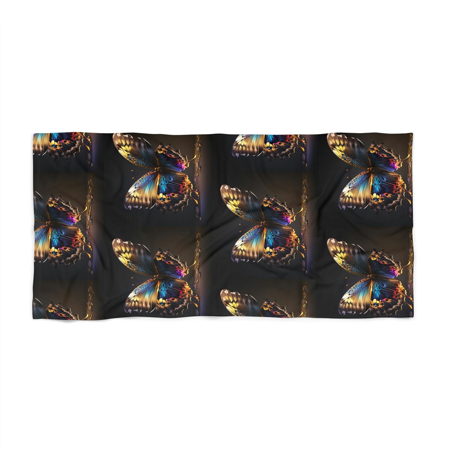 Beach Towel Colorful Butterfly Fluttering 4