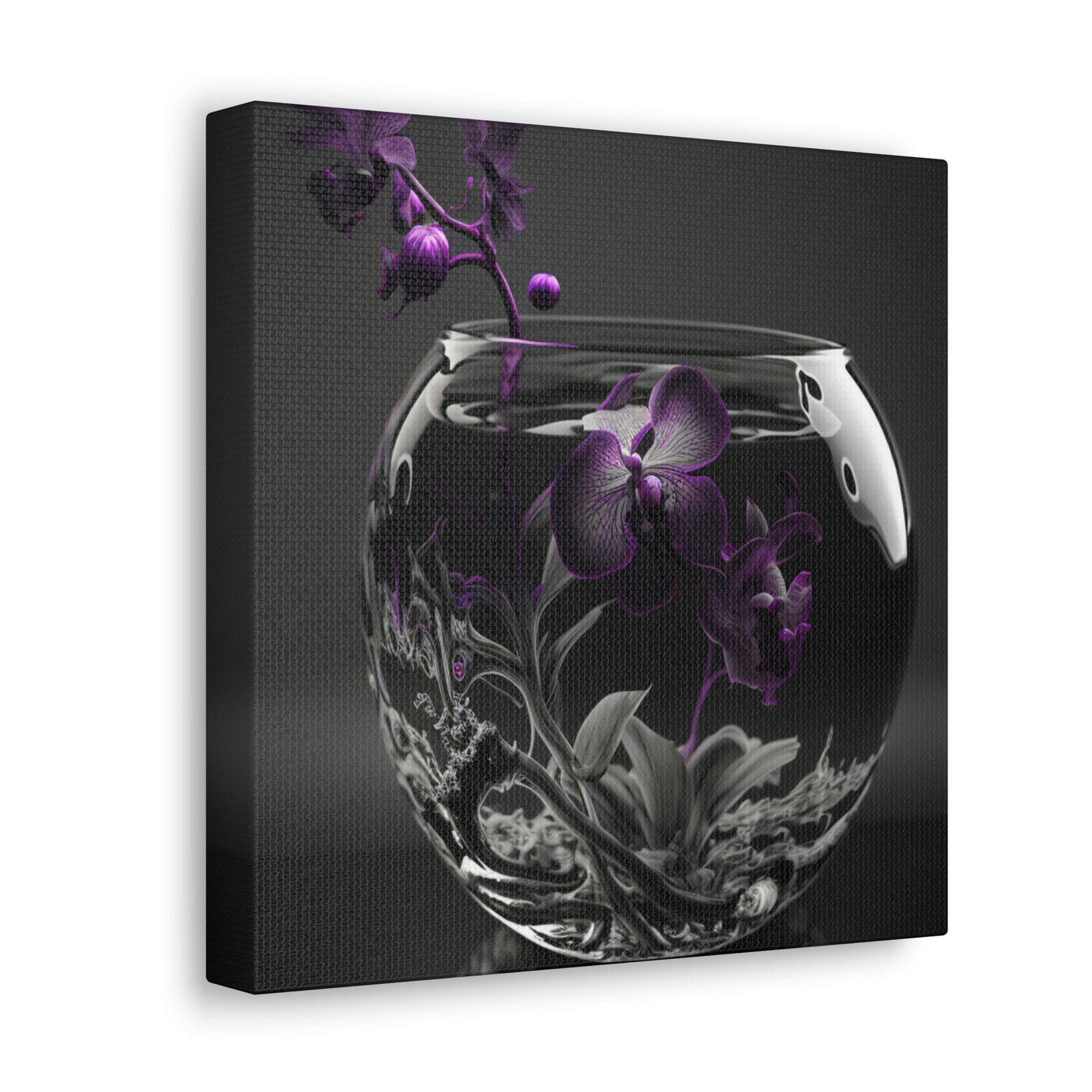 orchid purple glass 3