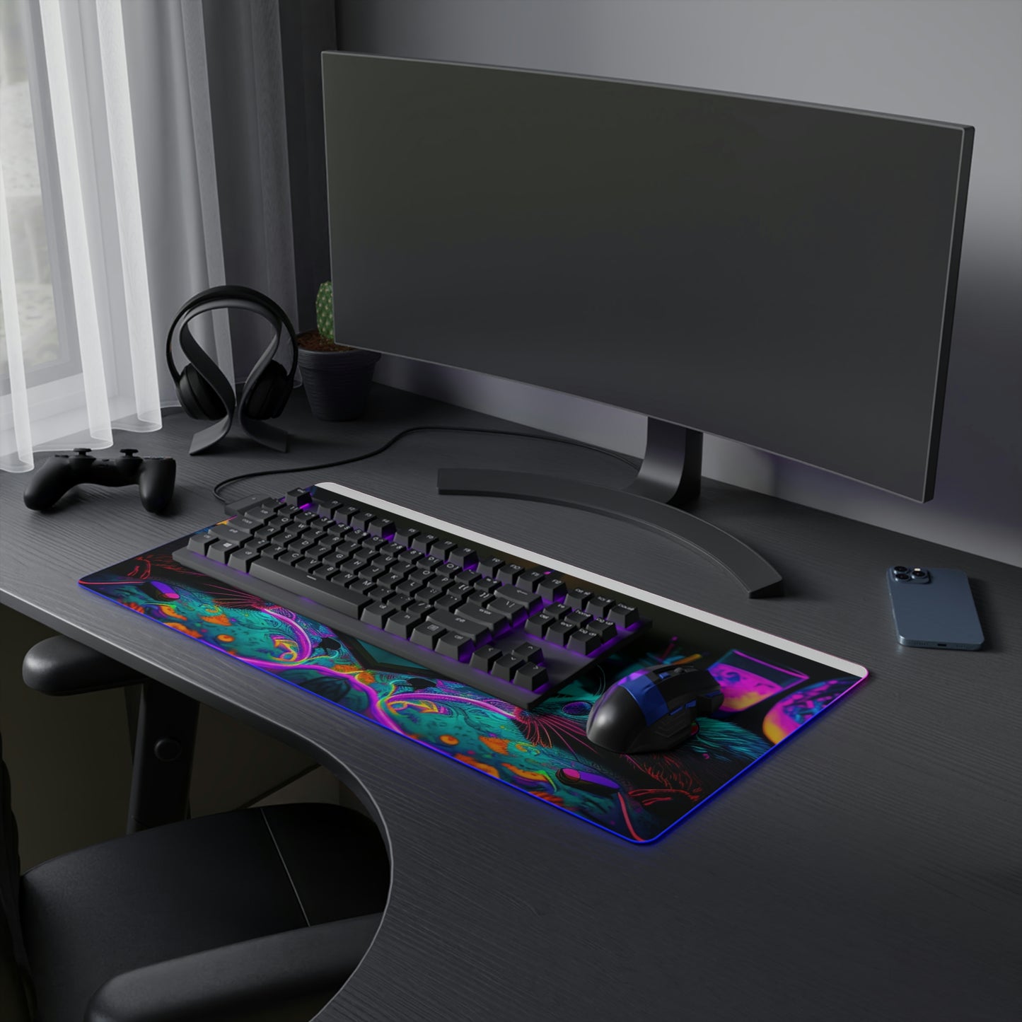 LED Gaming Mouse Pad Mouse Color 1