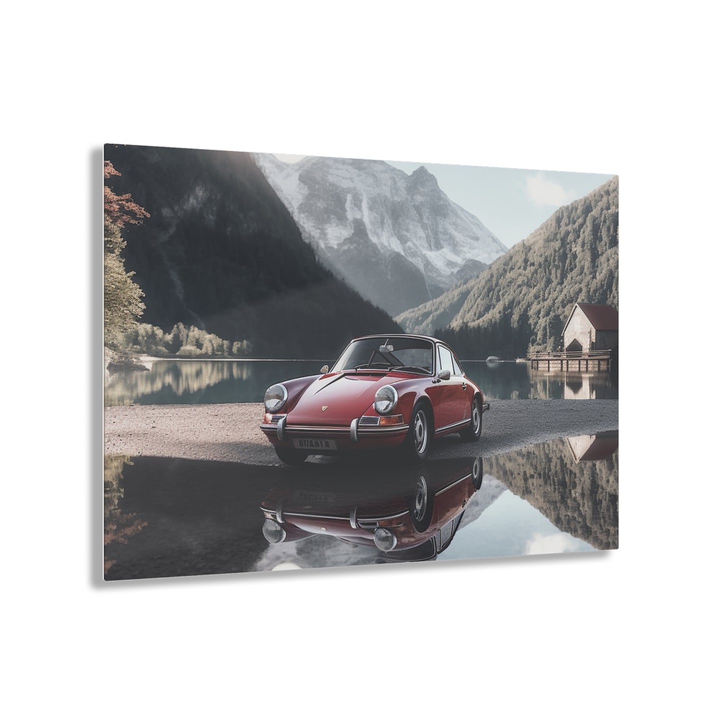 Acrylic Prints Porsche Lake 4