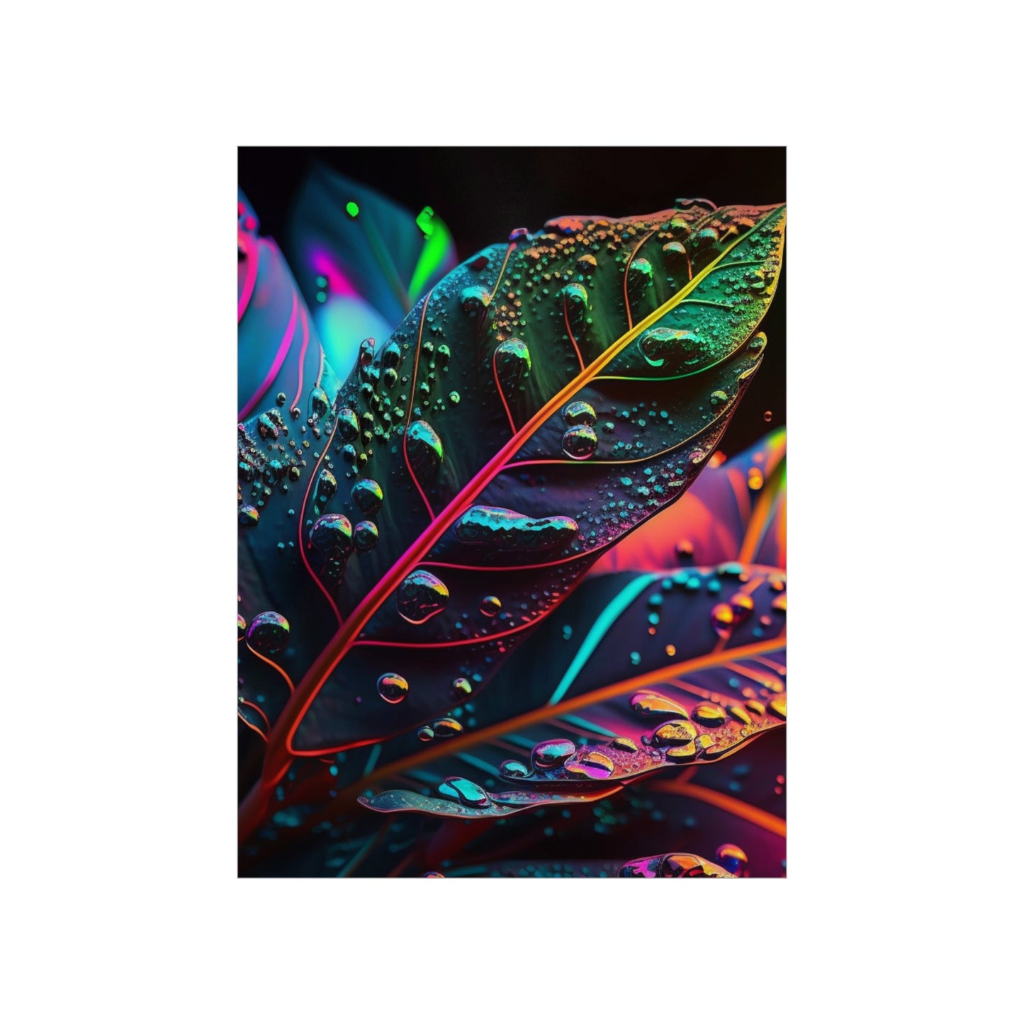 Premium Matte Vertical Posters Macro Florescent 3