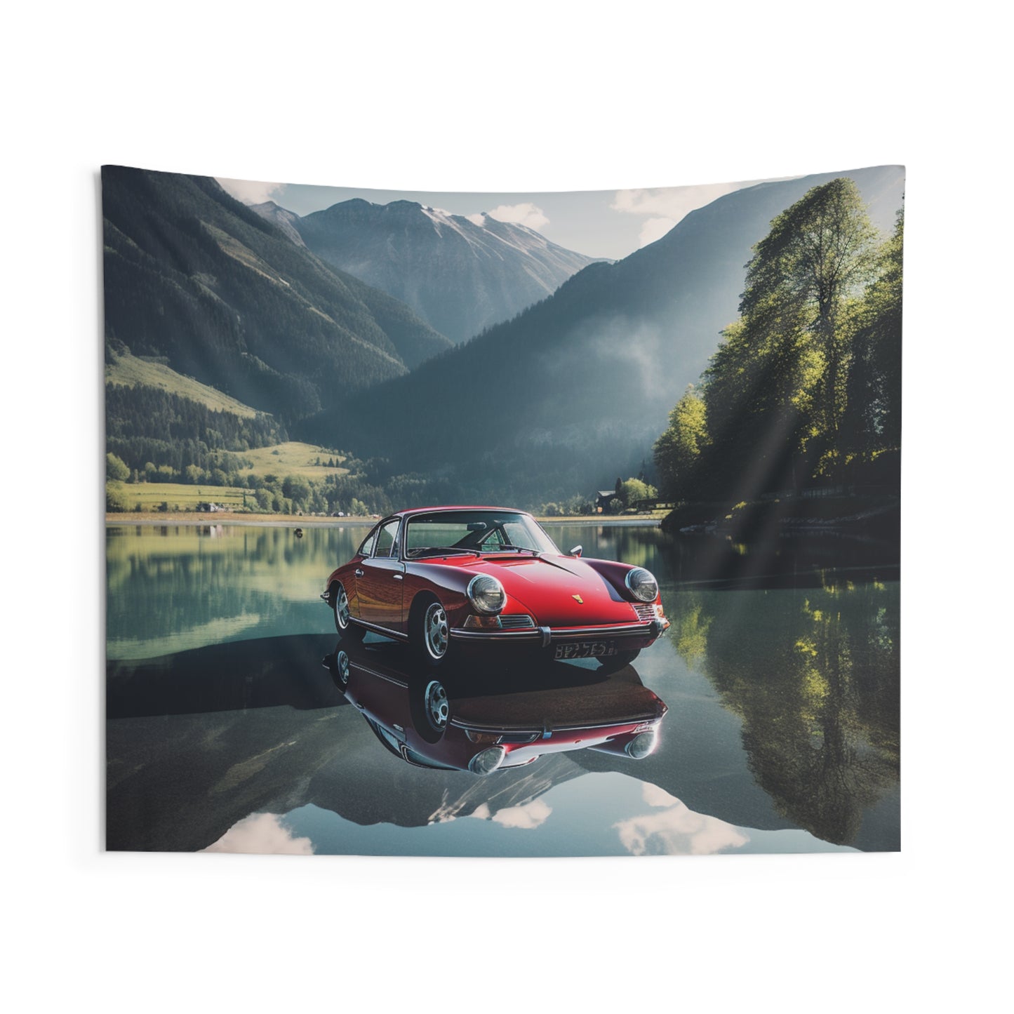 Indoor Wall Tapestries Porsche Lake 3