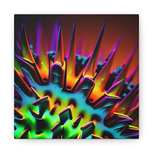 Canvas Gallery Wraps  Macro Neon Spike 4