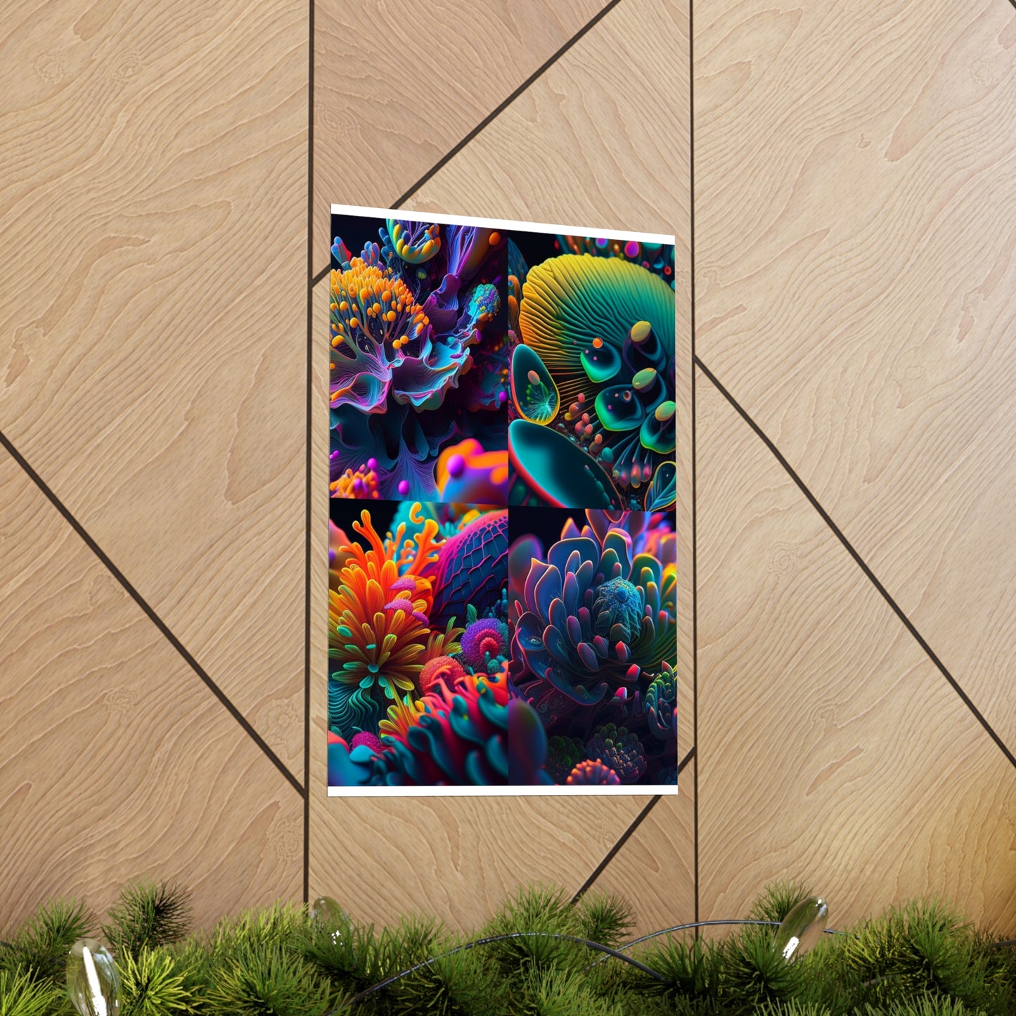 Premium Matte Vertical Posters Ocean Life Macro 5