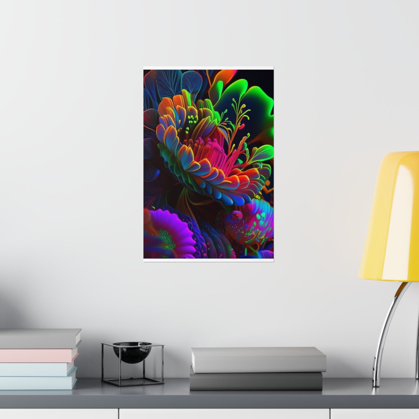 Premium Matte Vertical Posters Macro Florescent 2