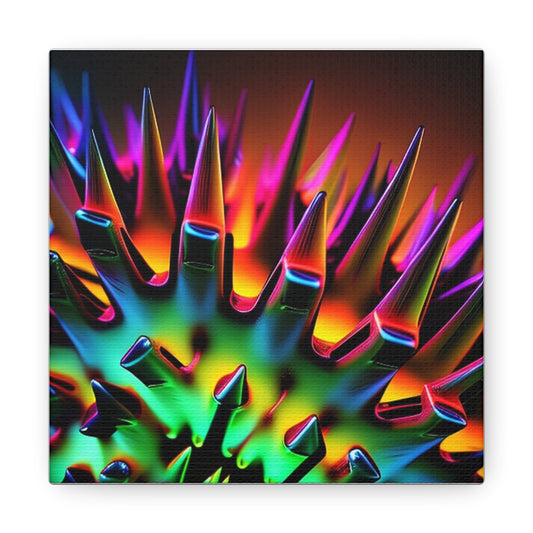 Canvas Gallery Wraps Macro Neon Spike 2
