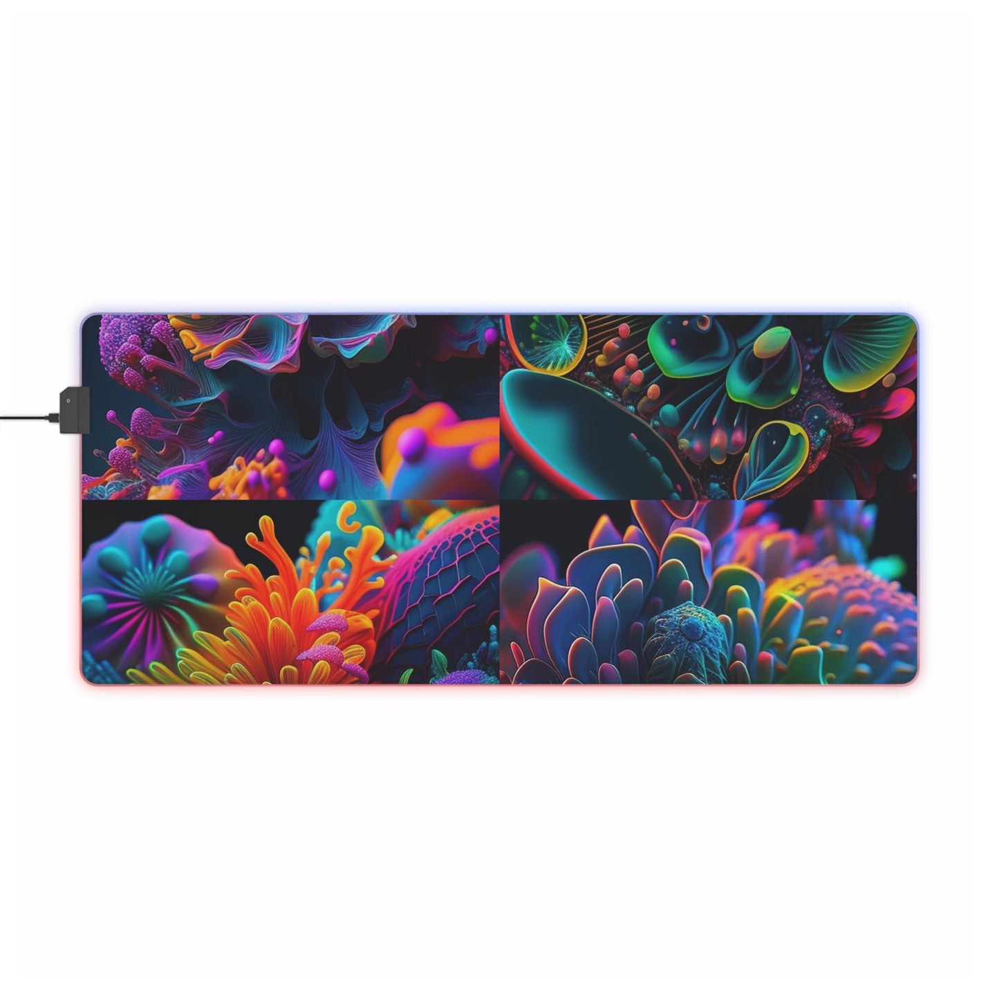 LED Gaming Mouse Pad Ocean Life Macro 5