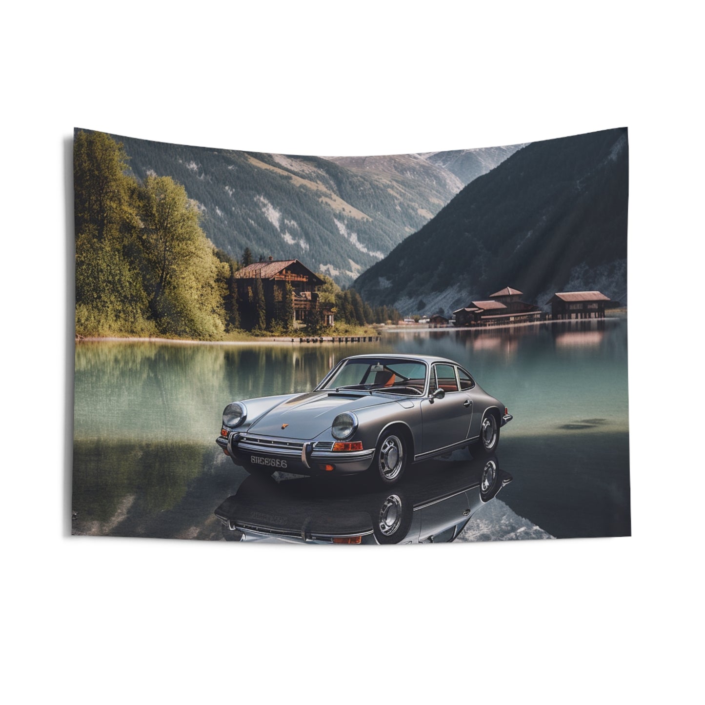 Indoor Wall Tapestries Porsche Lake 2