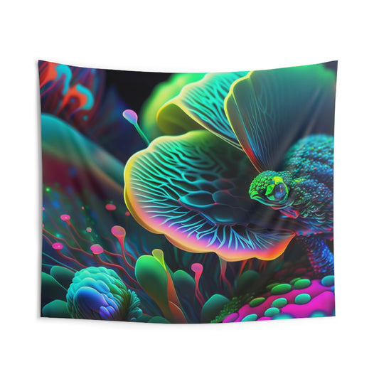 Indoor Wall Tapestries Neon Florescent Glow 2