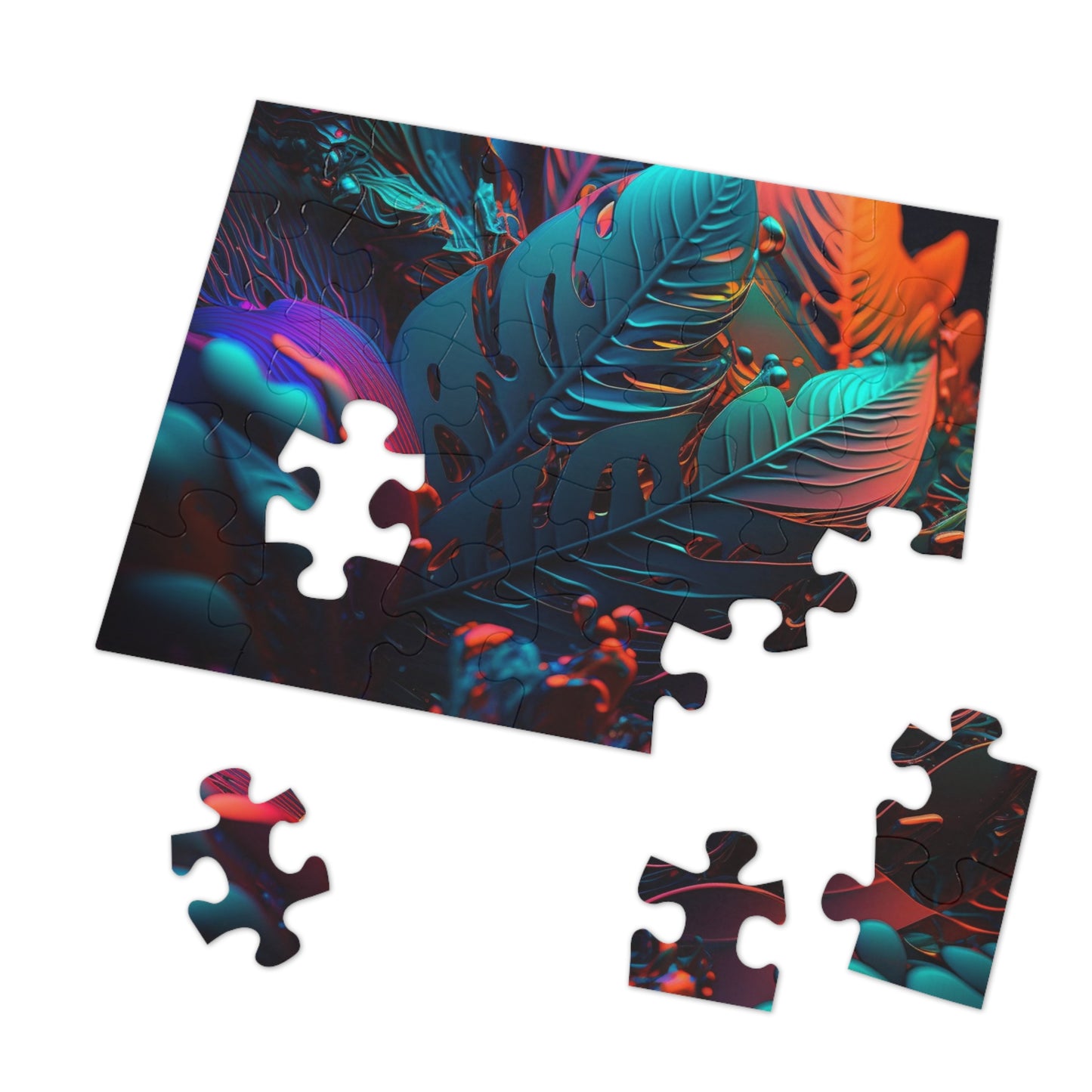 Jigsaw Puzzle (30, 110, 252, 500,1000-Piece) Macro Florescent 1