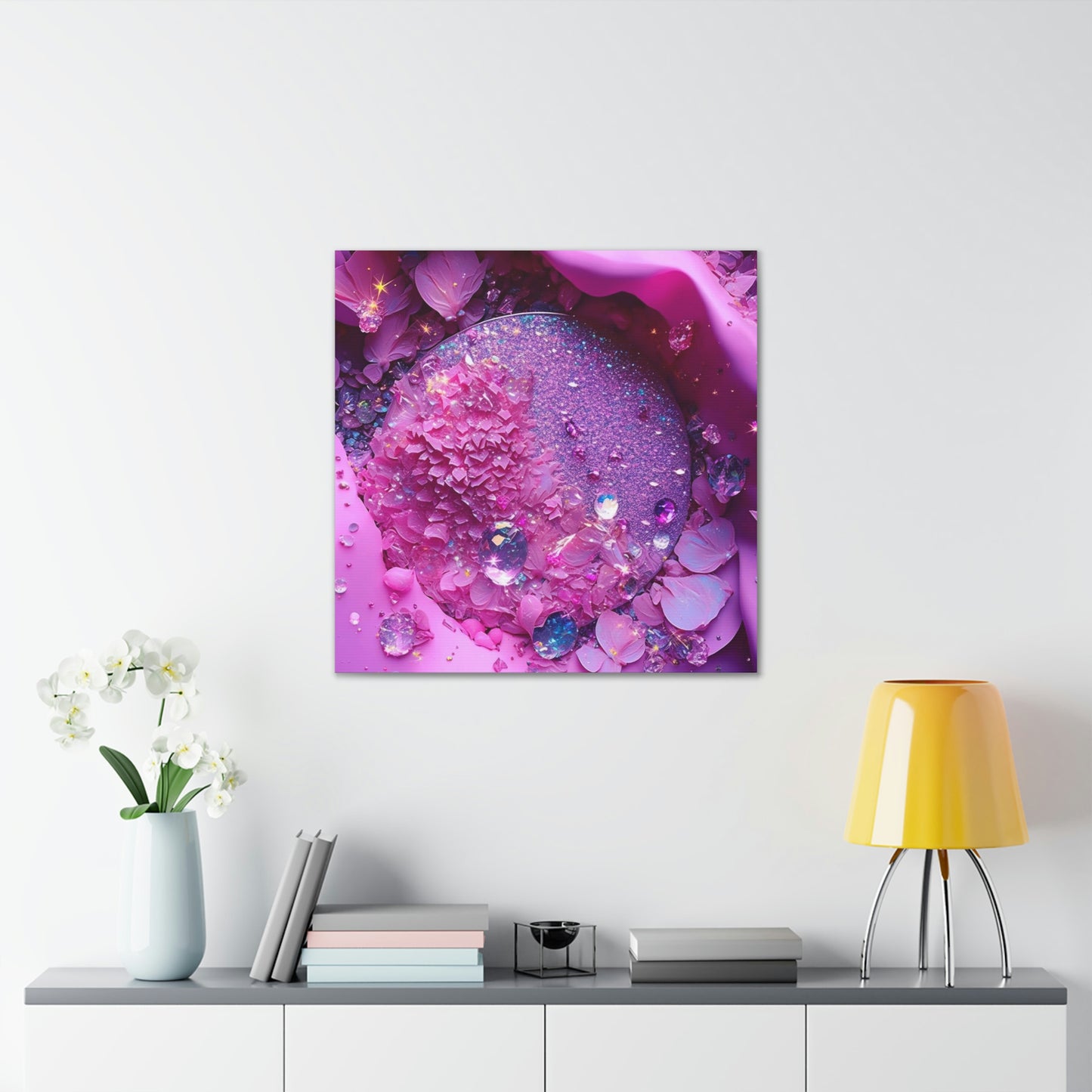 Pink Dimond Power rose abstract