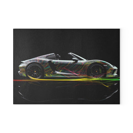 Glass Cutting Board Porsche Line 1