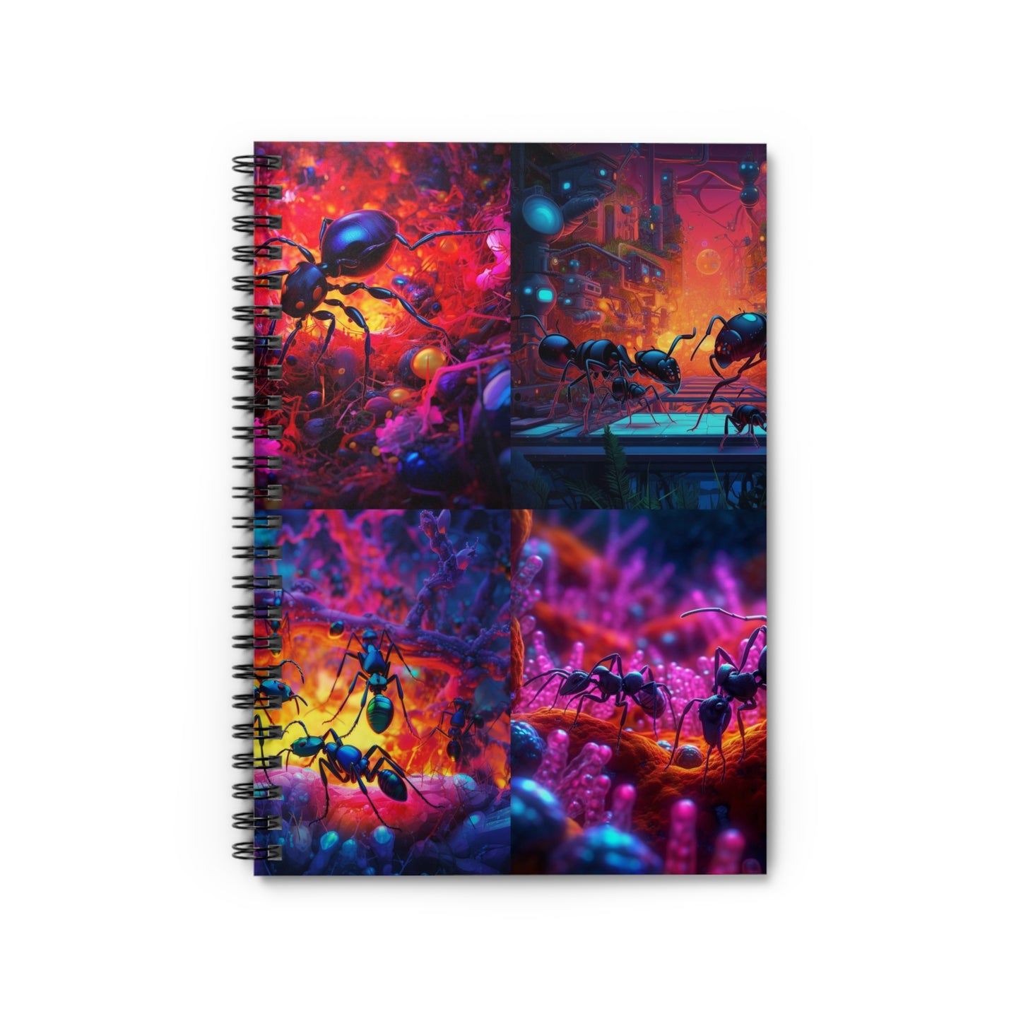Spiral Notebook - Ruled Line Ants Home 5
