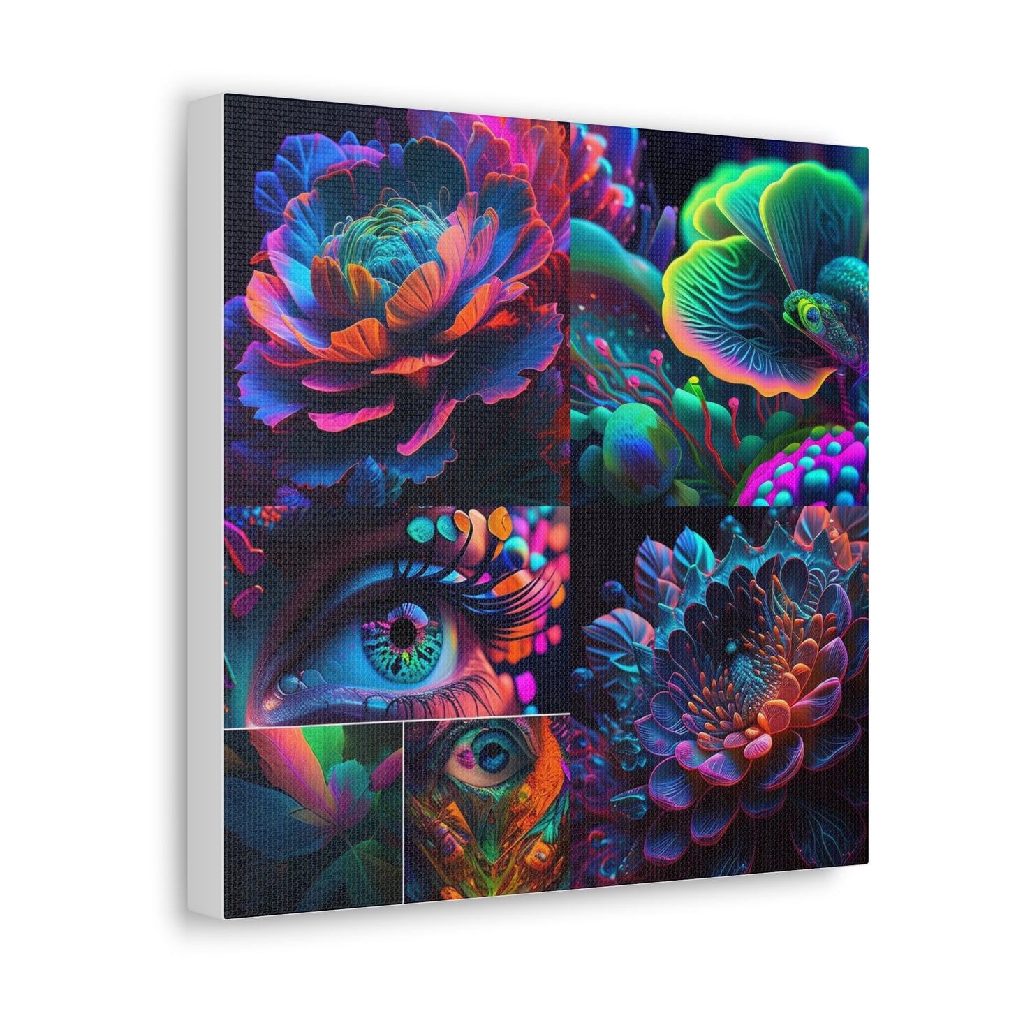Canvas Gallery Wraps Neon Florescent Glow