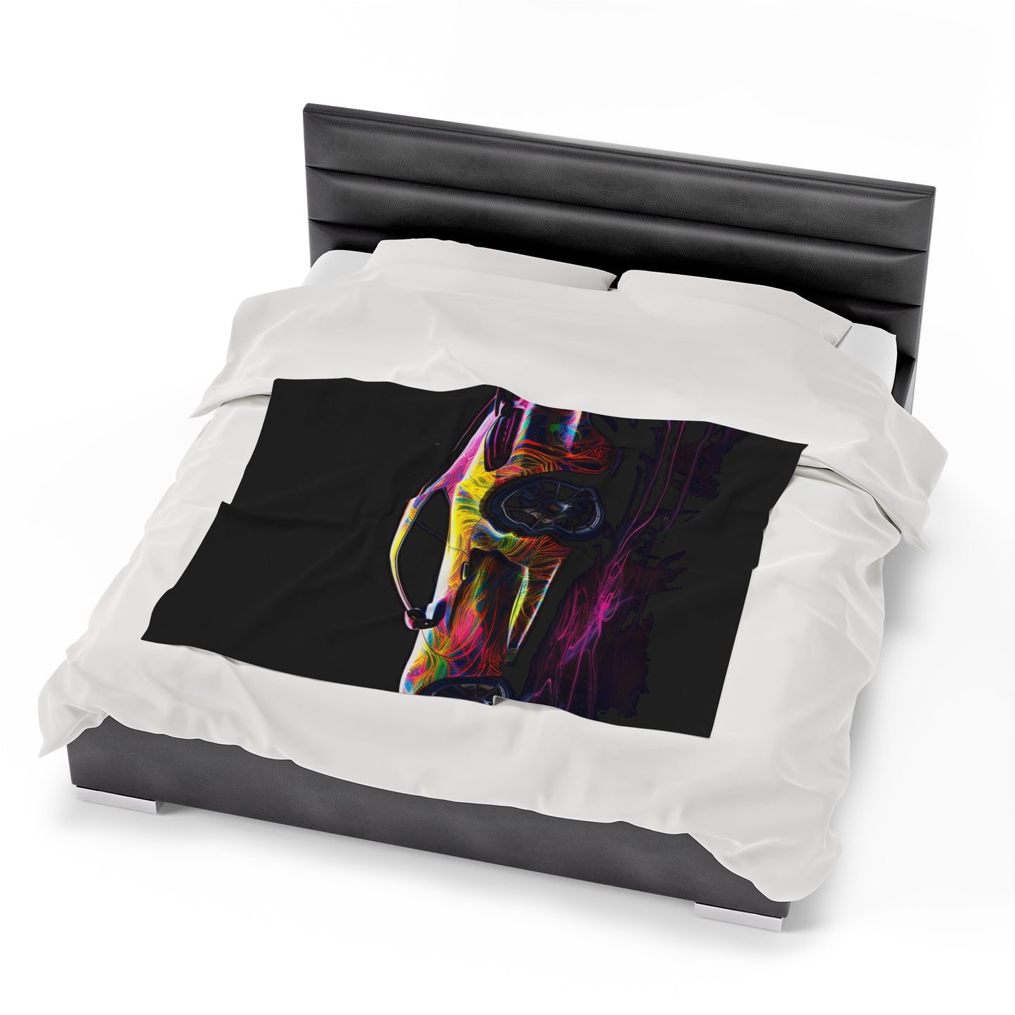 Velveteen Plush Blanket Porsche Flair 4