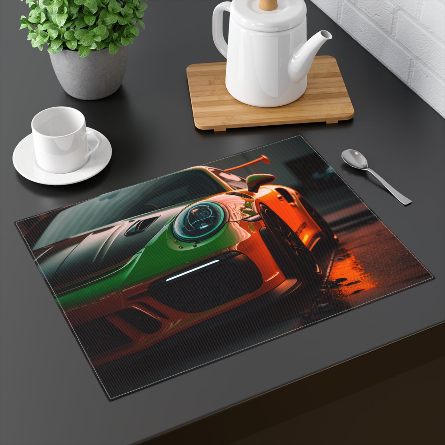 Placemat, 1pc porsche 911 gt3 2