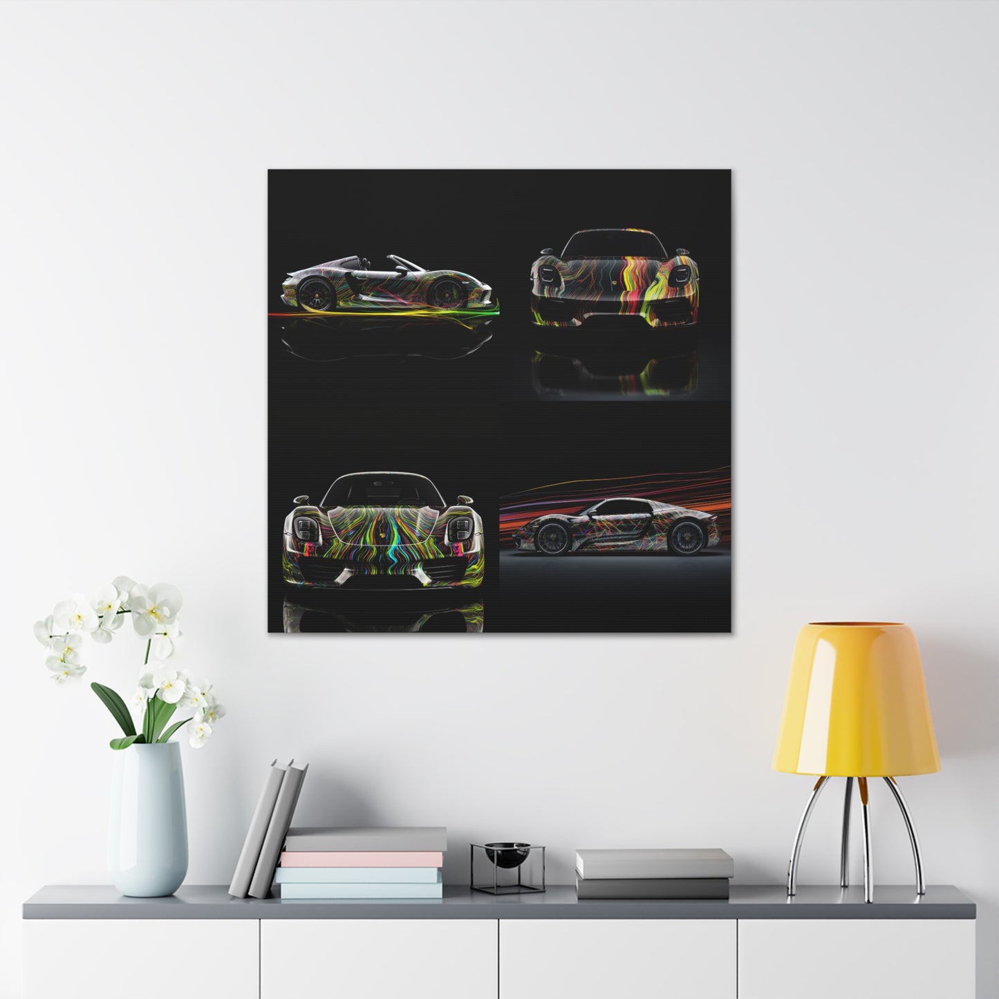 Canvas Gallery Wraps Porsche Line 4 pack