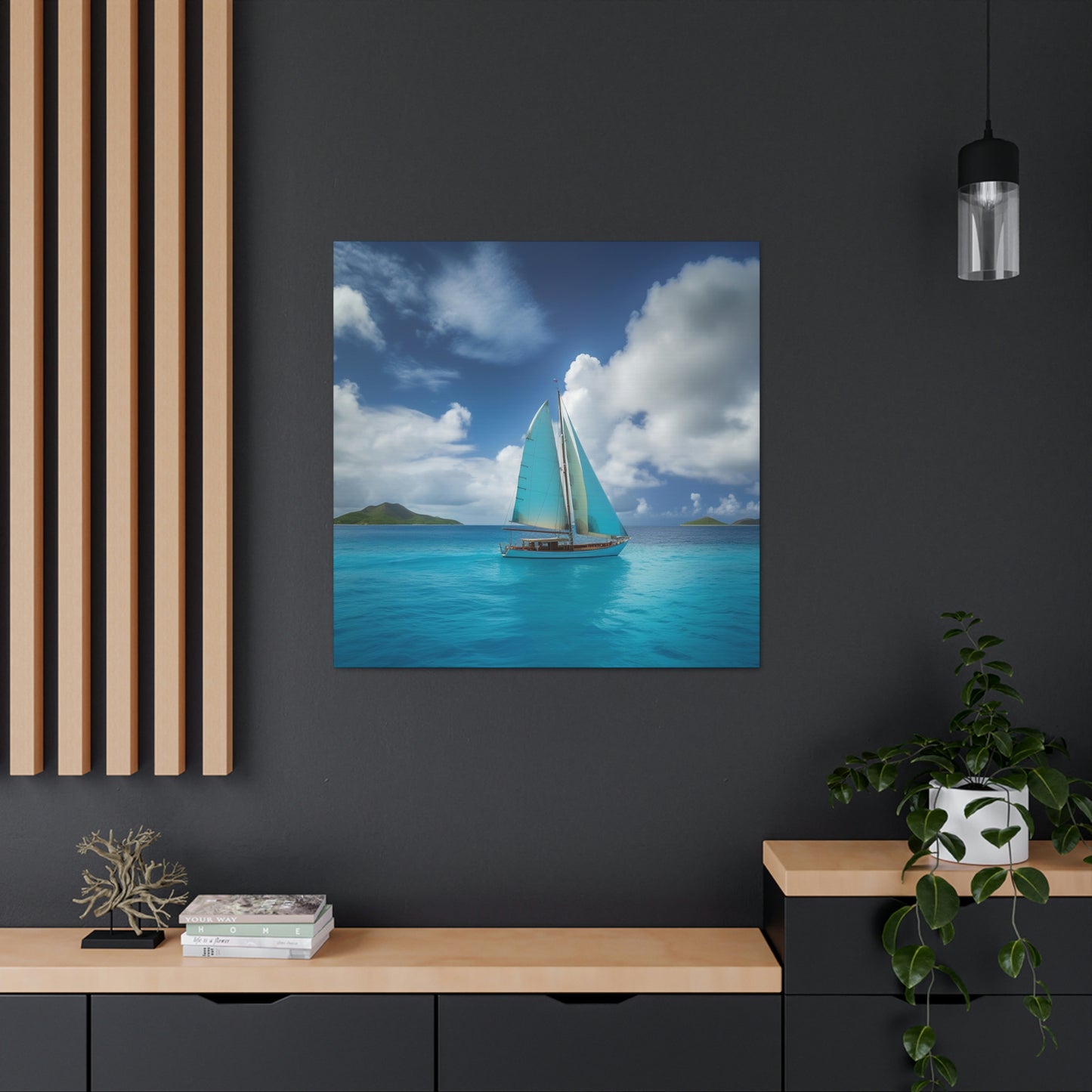 Sailboat Blue 3