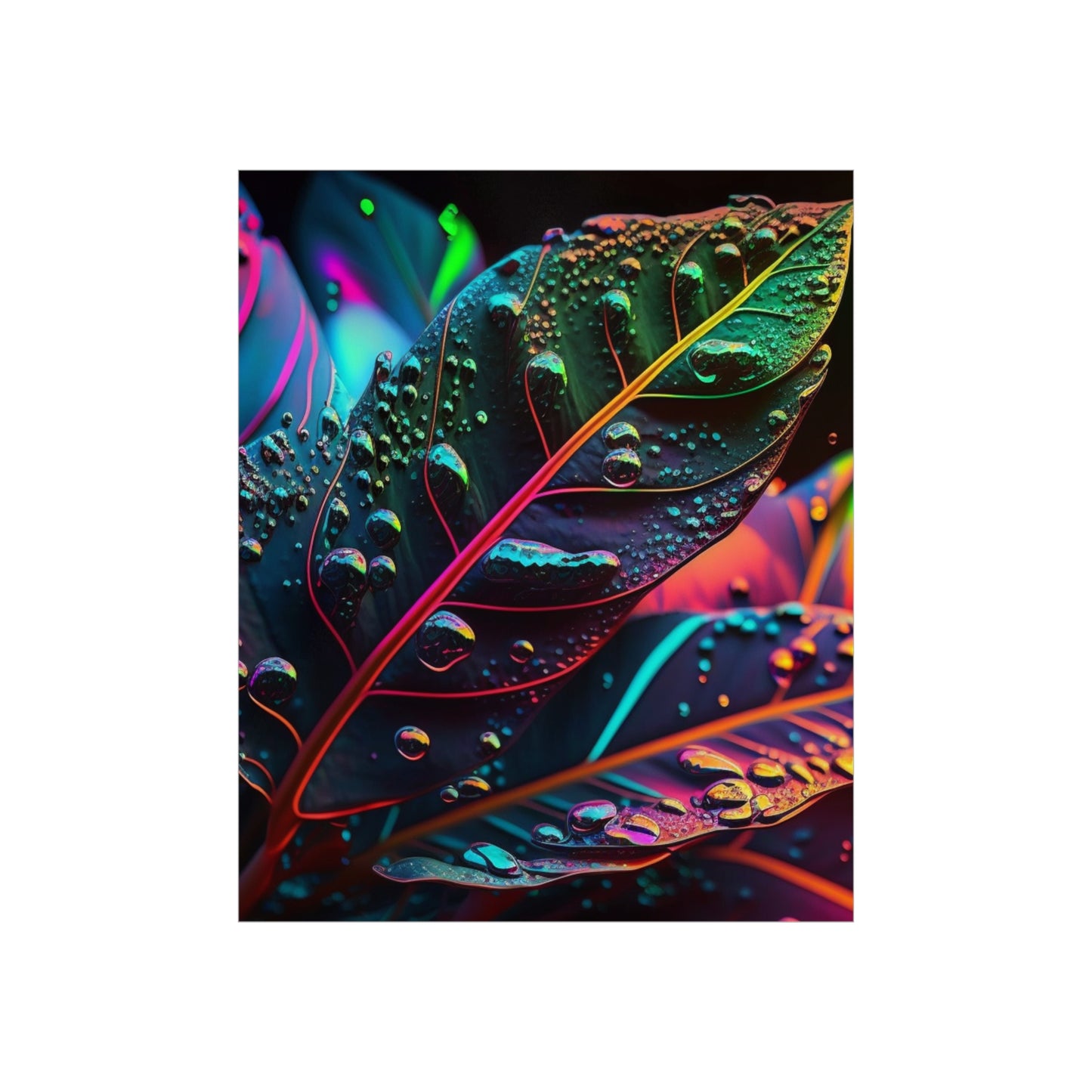 Premium Matte Vertical Posters Macro Florescent 3