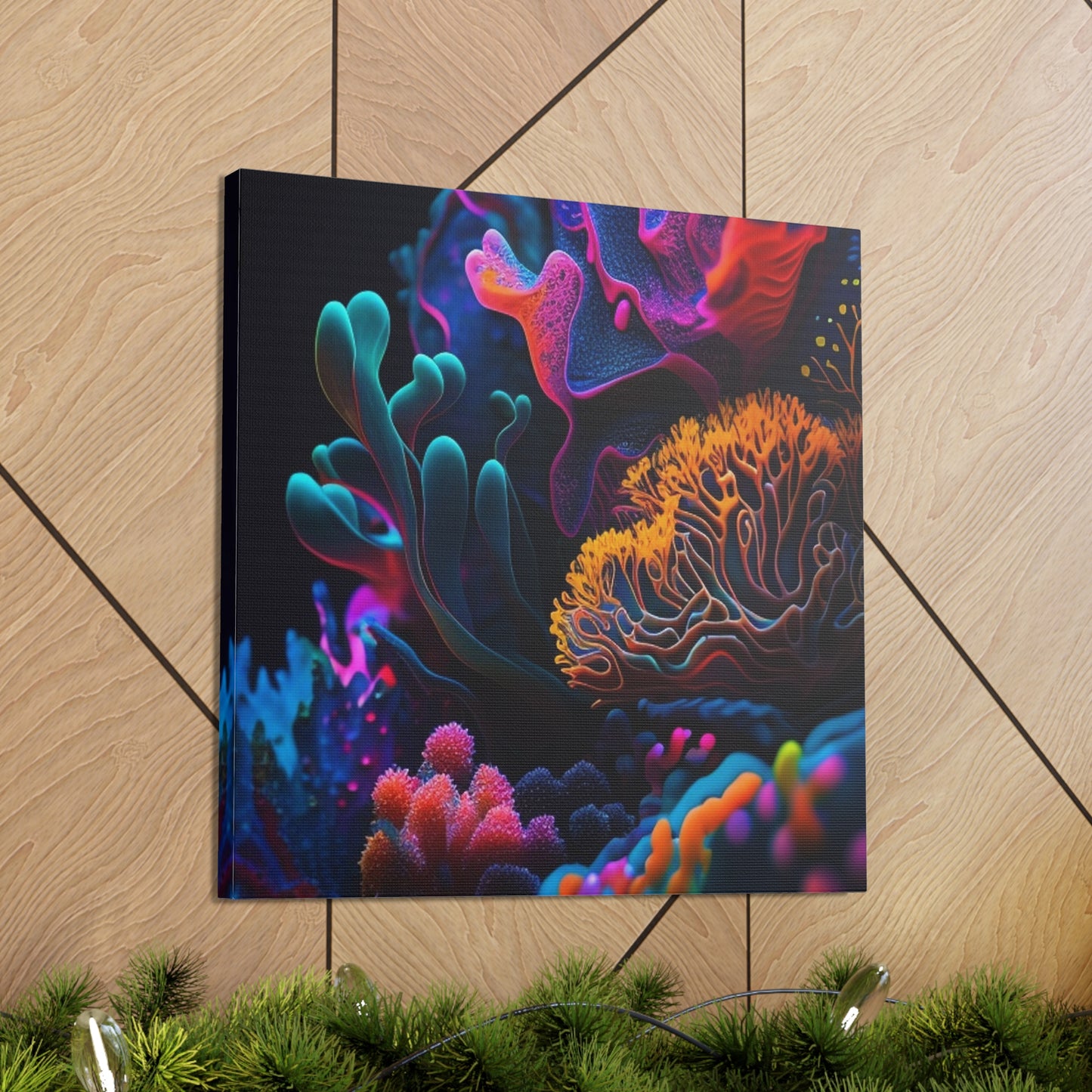 Canvas Gallery Wraps Macro Coral Reef 2