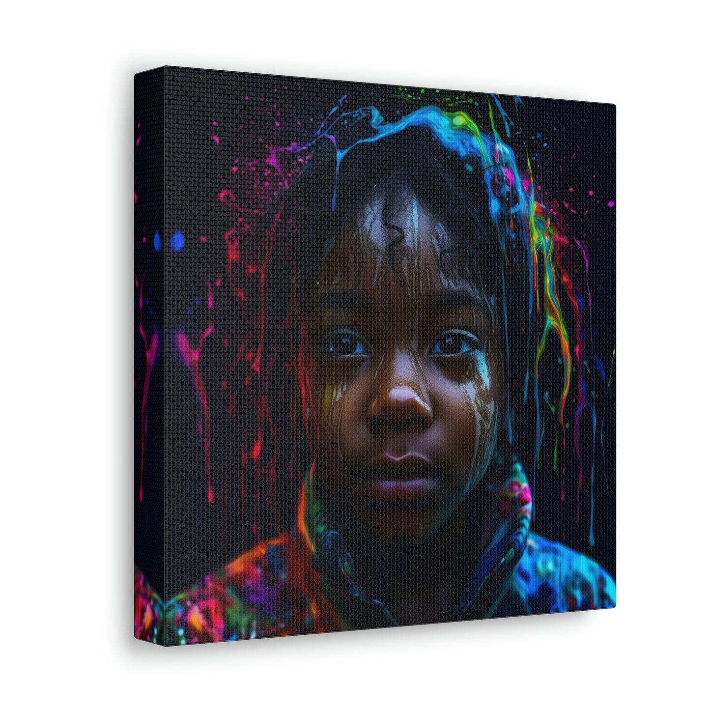 Canvas Gallery Wraps Kid Color Rain 4