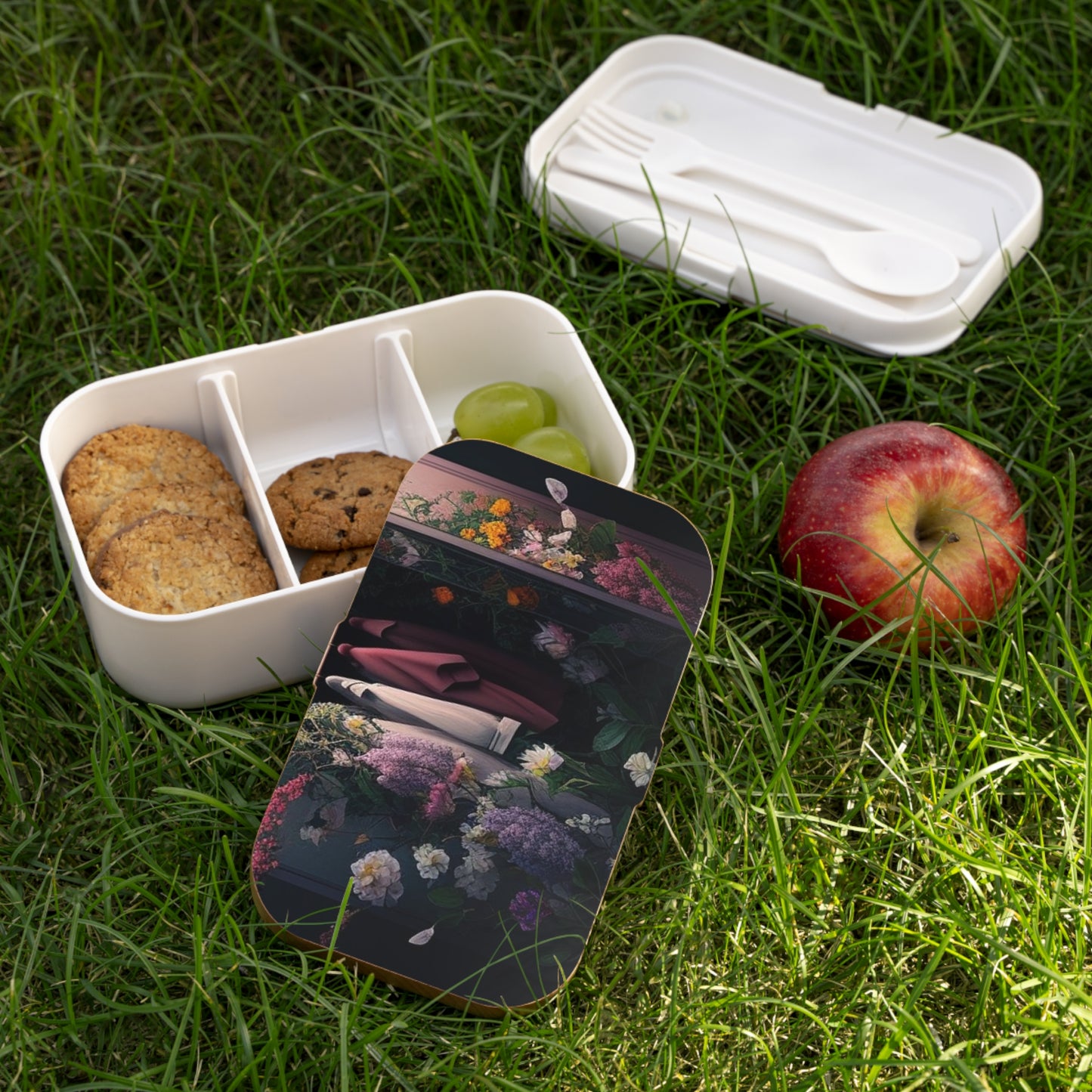 Bento Lunch Box A Wardrobe Surrounded by Flowers 2