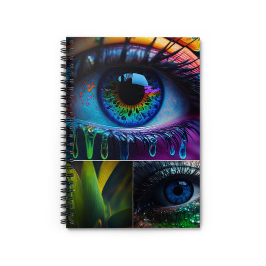 Spiral Notebook - Ruled Line Macro Eye Photo 2