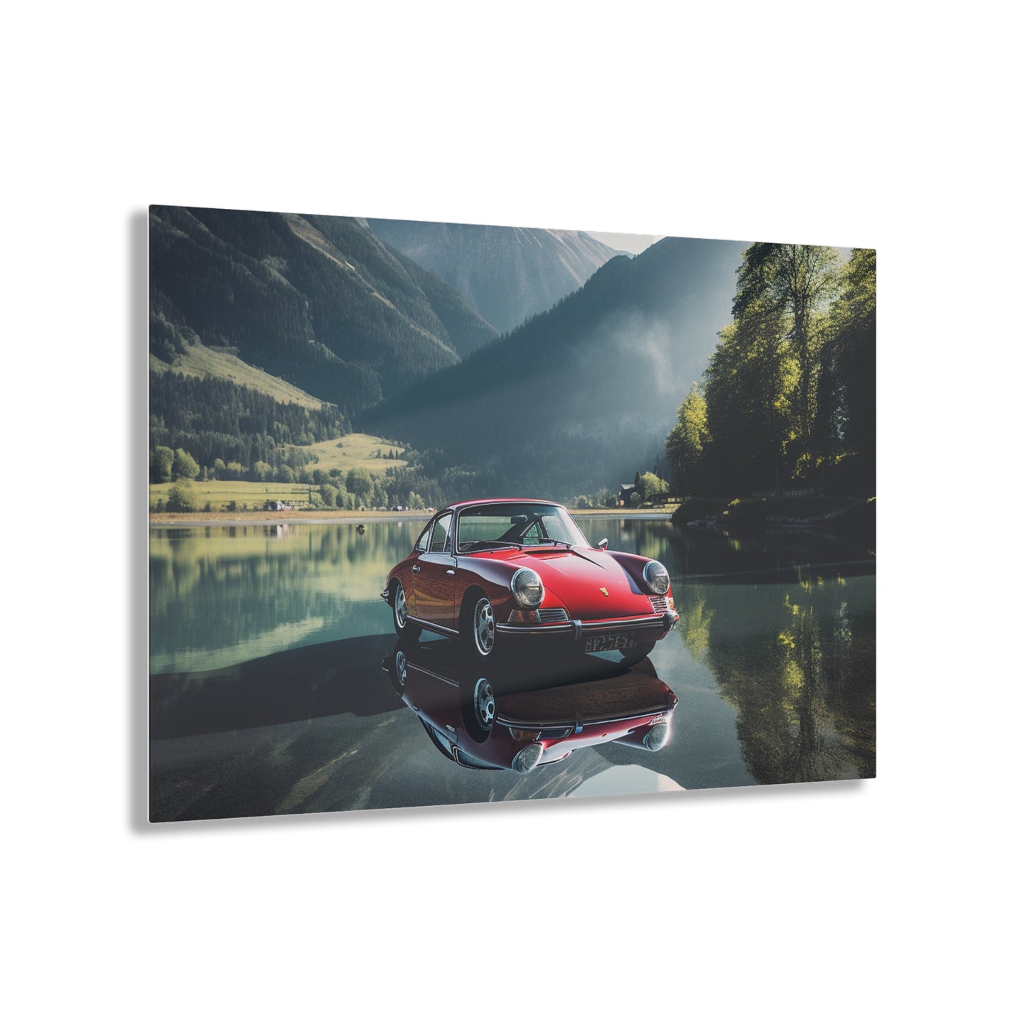 Acrylic Prints Porsche Lake 3