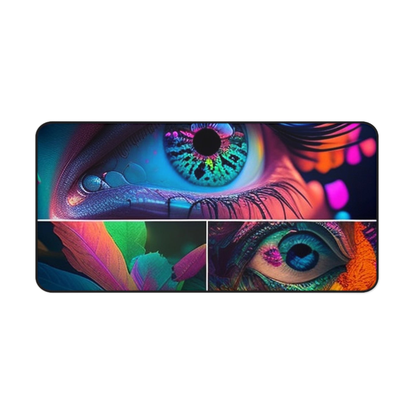 Desk Mat Neon Florescent Glow 3