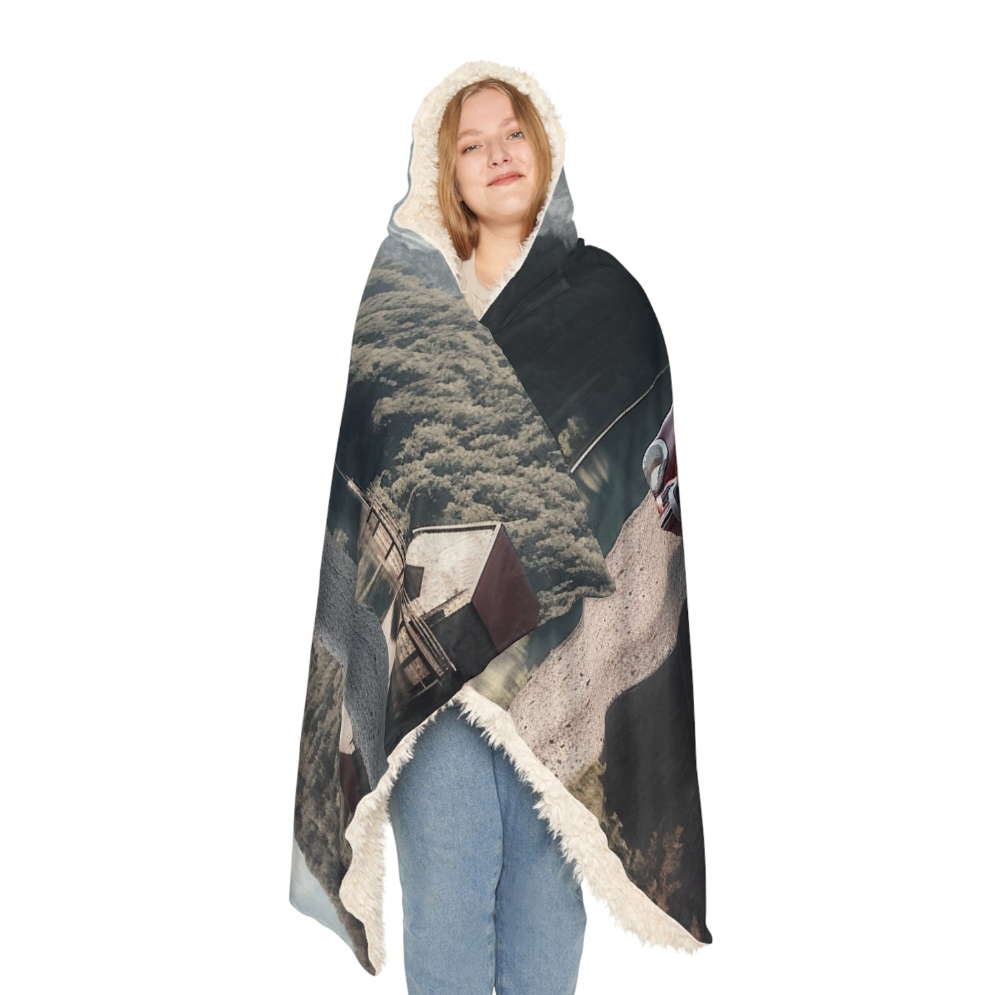 Snuggle Hooded Blanket Porsche Lake 4