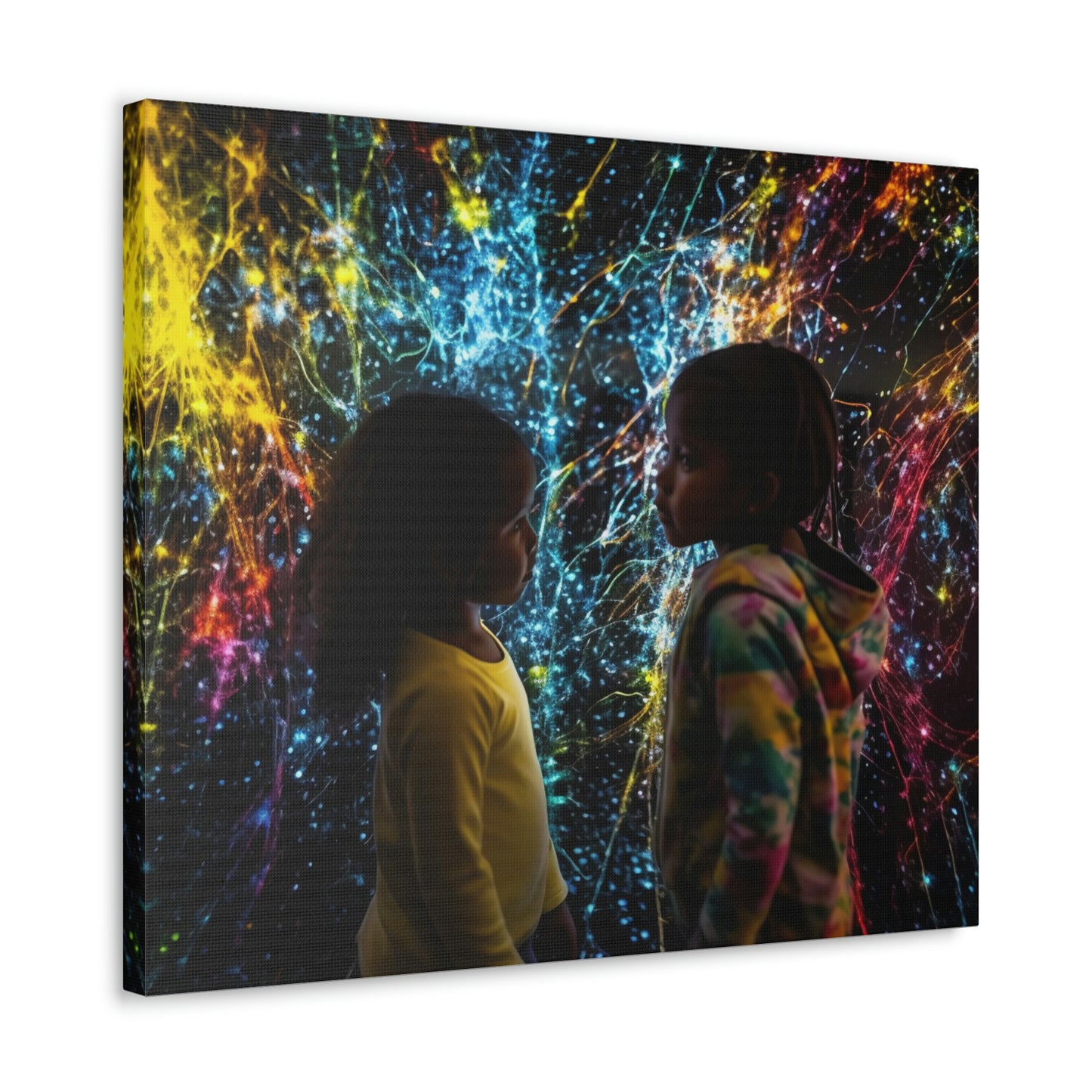 Canvas Gallery Wraps Kid Color Rain 2