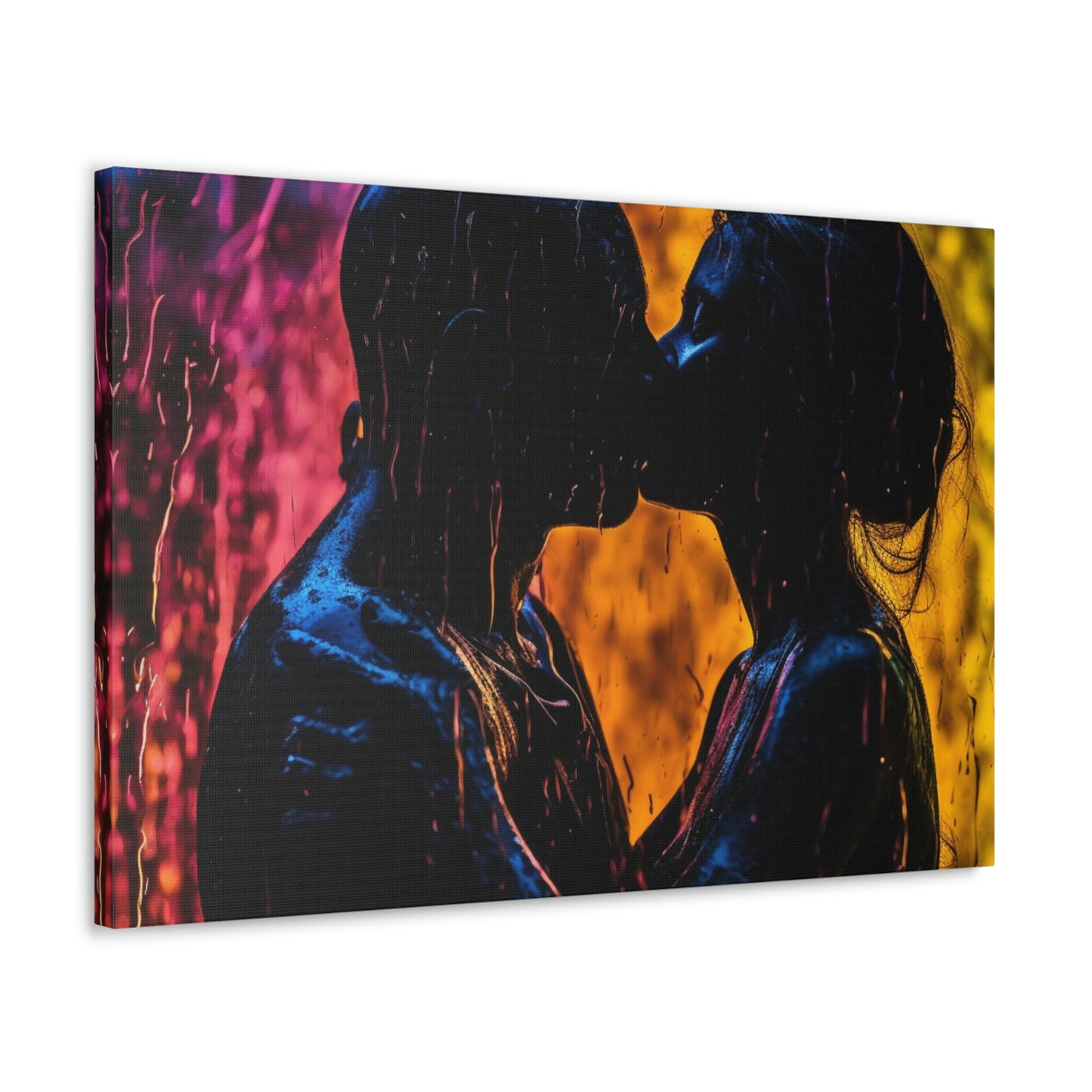 Canvas Gallery Wraps Florescent Rain 2