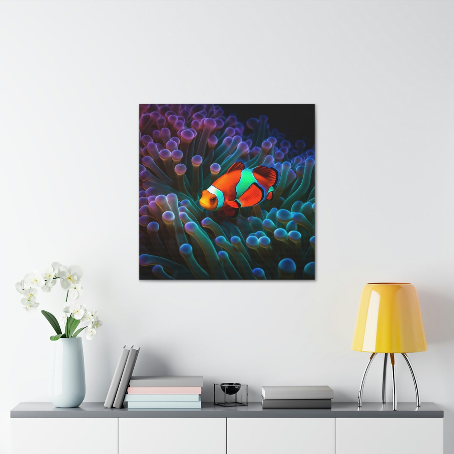 Canvas Gallery Wraps Clownfish Color 1